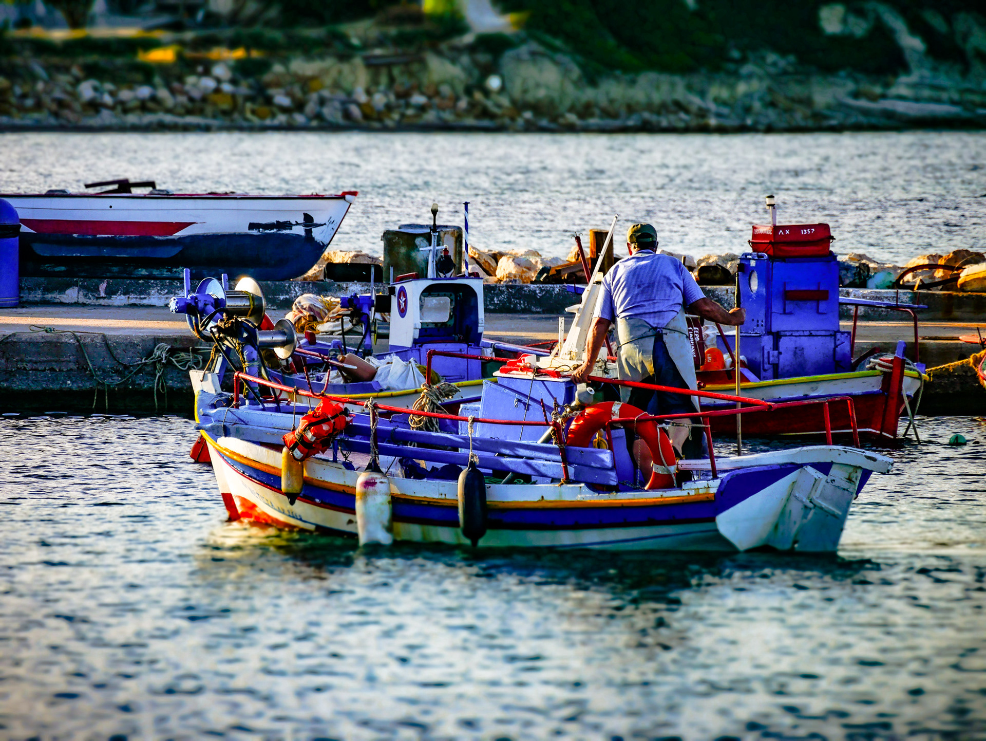 Fisherman in Chios