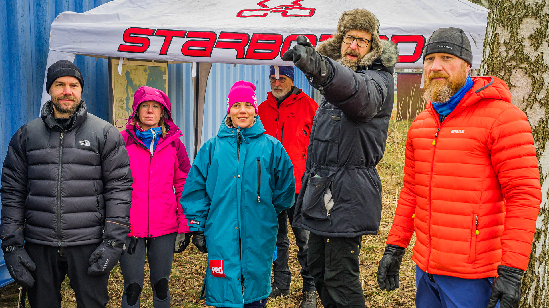 Otto Tronarp, Ulrika Larsson, Vera Lindmark, Erik Wallgren (background), Magnus Lagher (BCFPR's trusty timekeeper), Johan Ulfving