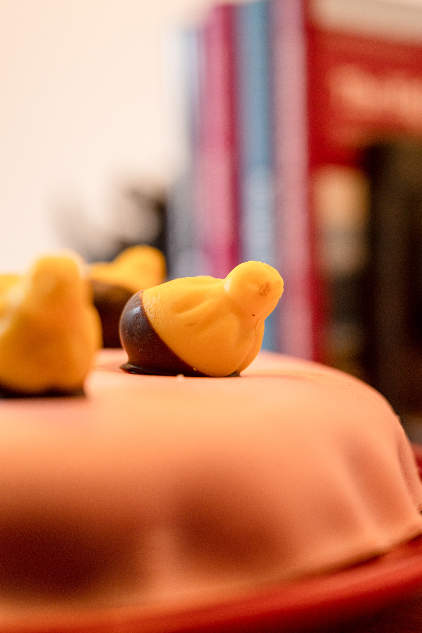 Marzipan chicks and Easter egg
