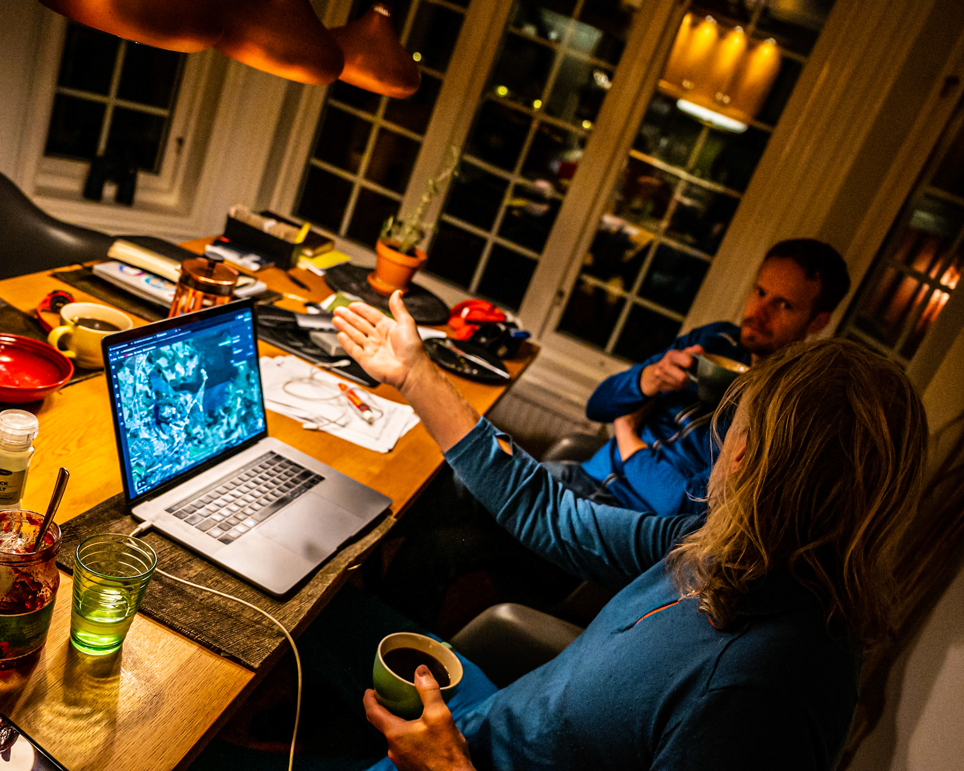 Erik Wallgren rerouting the courses at 5AM on race day due to safety measures.