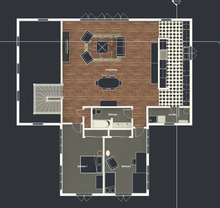 Floor 3 with Materials