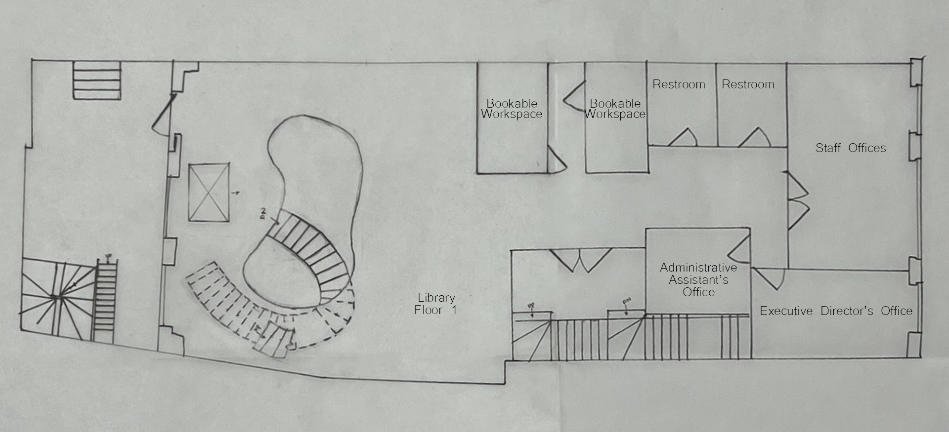 Original Schematic of Second Floor