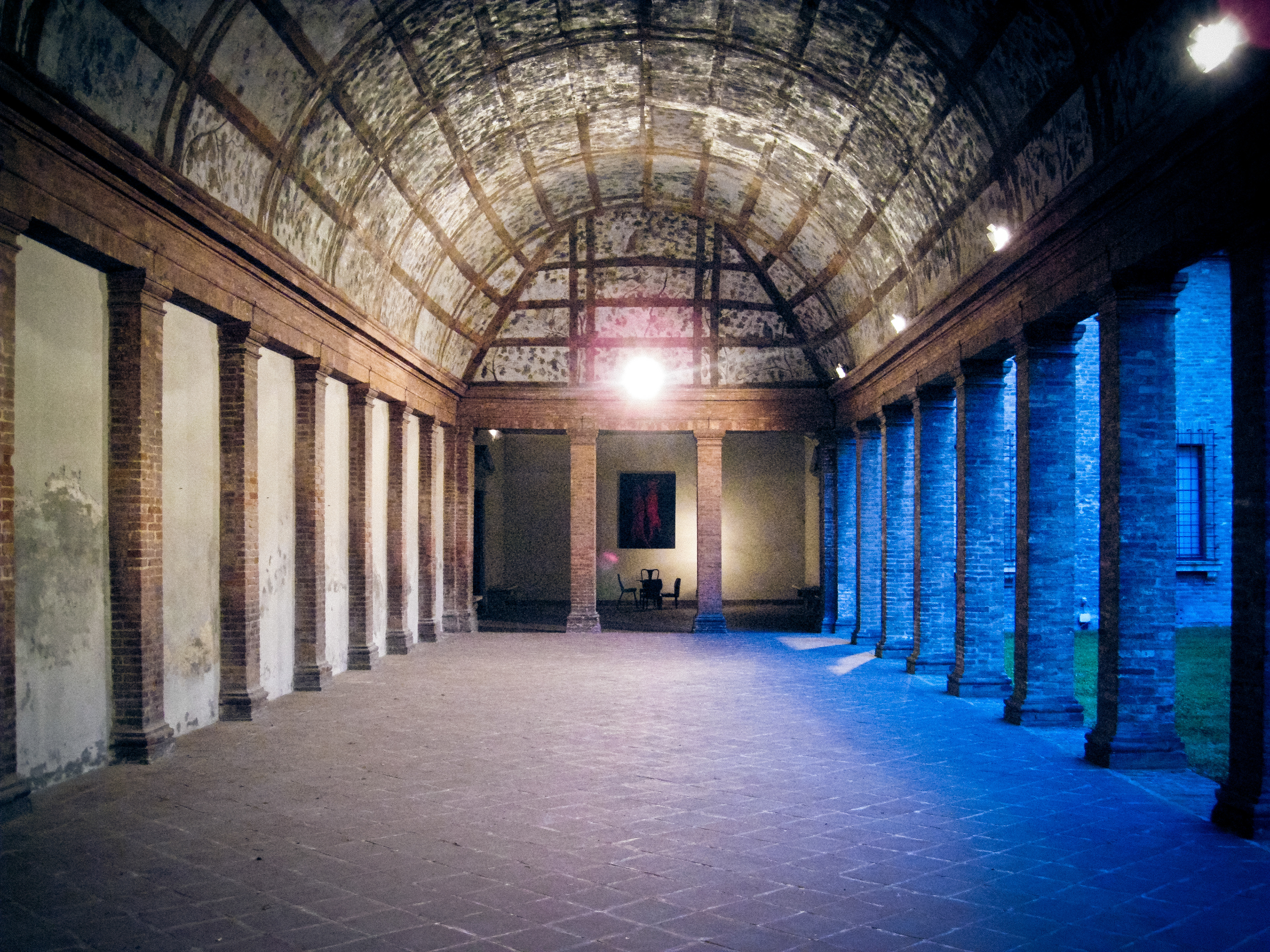 View of part of the art installation at Marfisa D'Este house in Ferrara