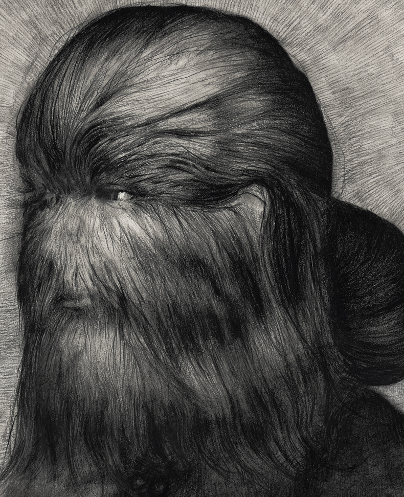 Detail of the portrait of Catarina