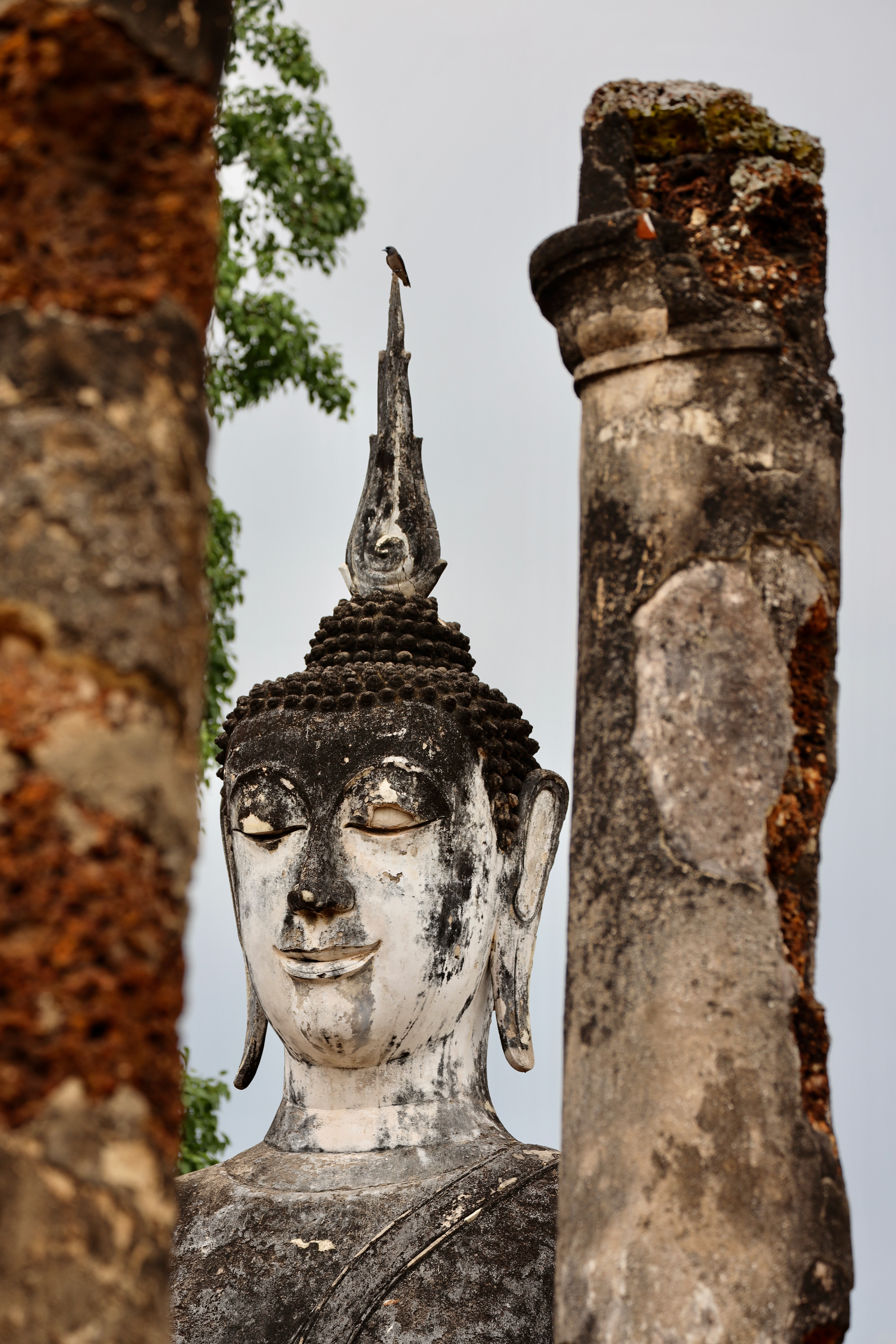 MKPHOTO, Landschaftsfotograf Schweiz, Buddha Statue bei den Tempelanlagen in Sukhothai, Thailand. 