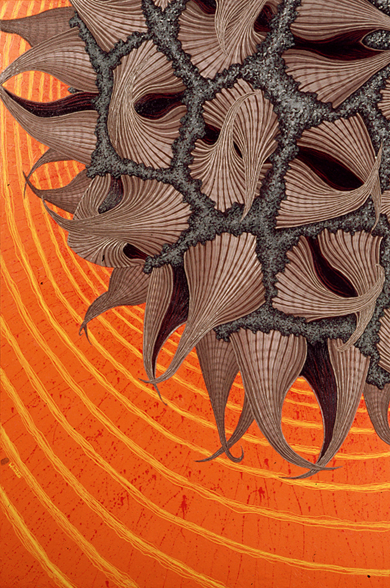 Seed   72"h x 48"w   Oil on Canvas