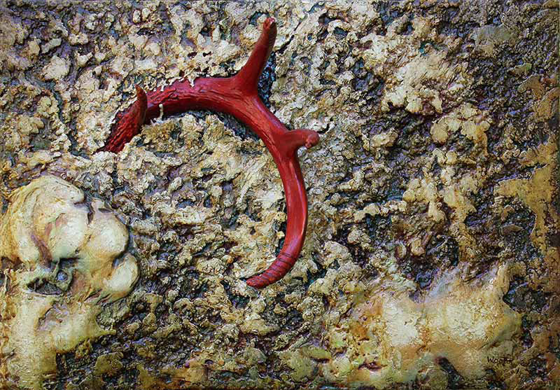 Deer Antler   14"h x 20"w   Oil on Canvas 