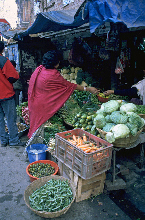 Marché aux légumes