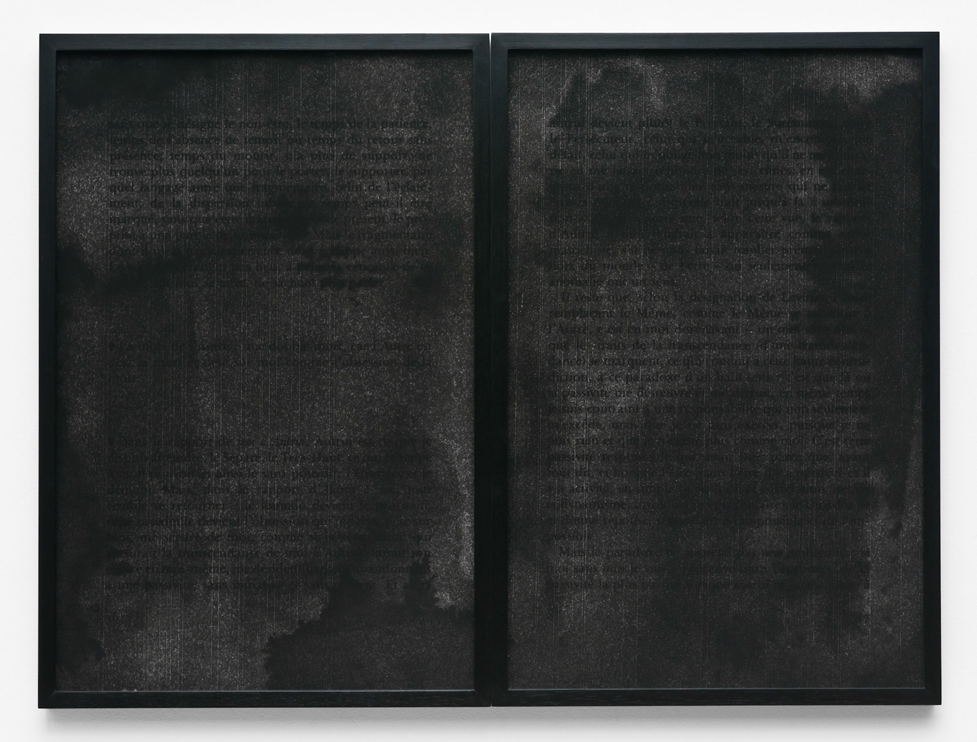 BLANCHOT Maurice. L'Écriture du Desastre, pp.36-37 (Gallimard 1980) (ph. Édouard Fraipont)