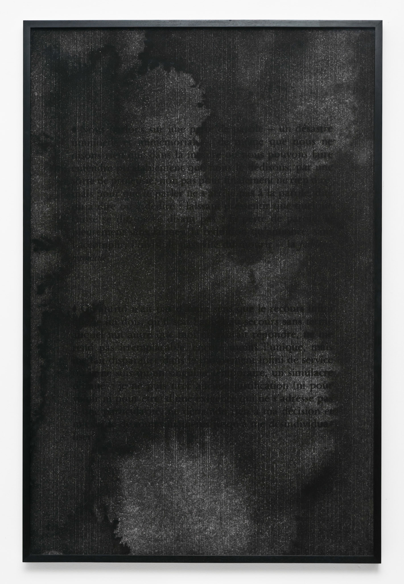 BLANCHOT Maurice. L'Écriture du Desastre, p.39 (Gallimard 1980) (ph. Édouard Fraipont)