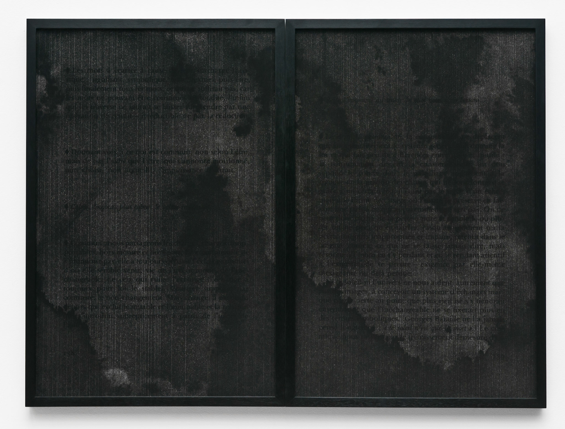 BLANCHOT Maurice. L'Écriture du Desastre, pp.138-139 (Gallimard 1980) (ph. Édouard Fraipont)