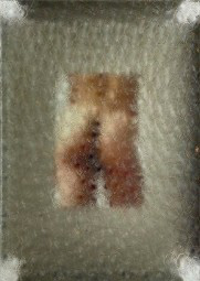 Marco Siciliano Untitled, 4 2024 photograph, ornament glass embedded in a stainless steel frame. 21 x 30 x 2 cm