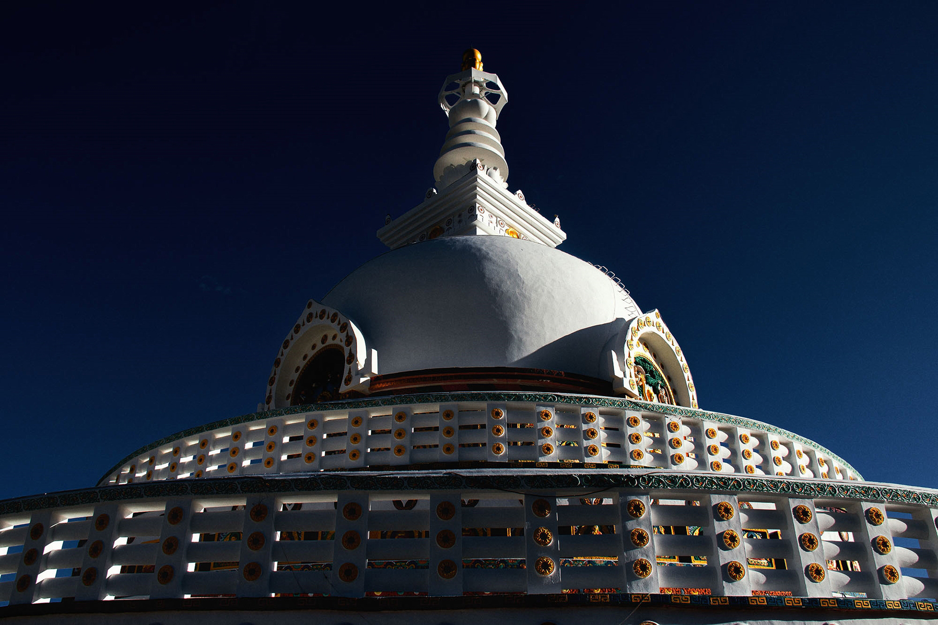 The Shanti Stupa, Leh