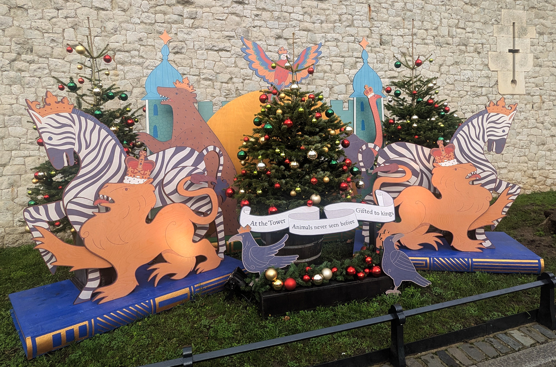 Christmas at The Tower of London -Illustrated Installations- Culture Creative