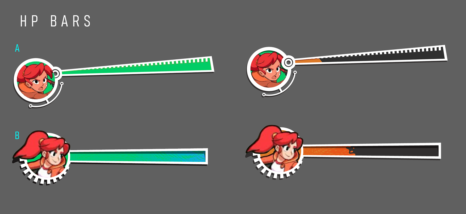HP BAR SHAPE EXPLORATION