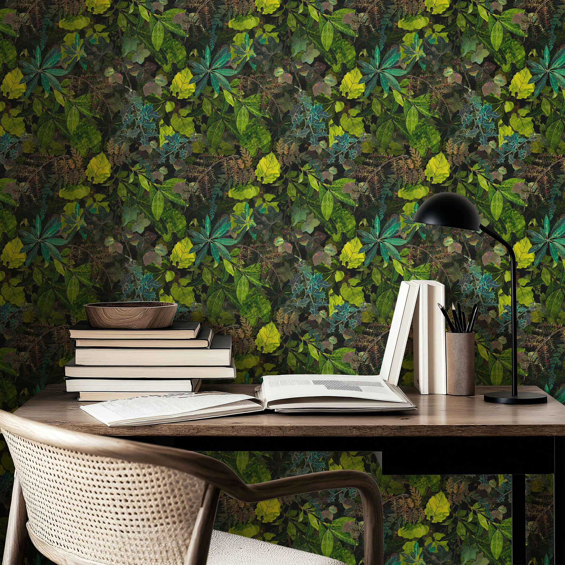 Hedgerow in Verdant Burst