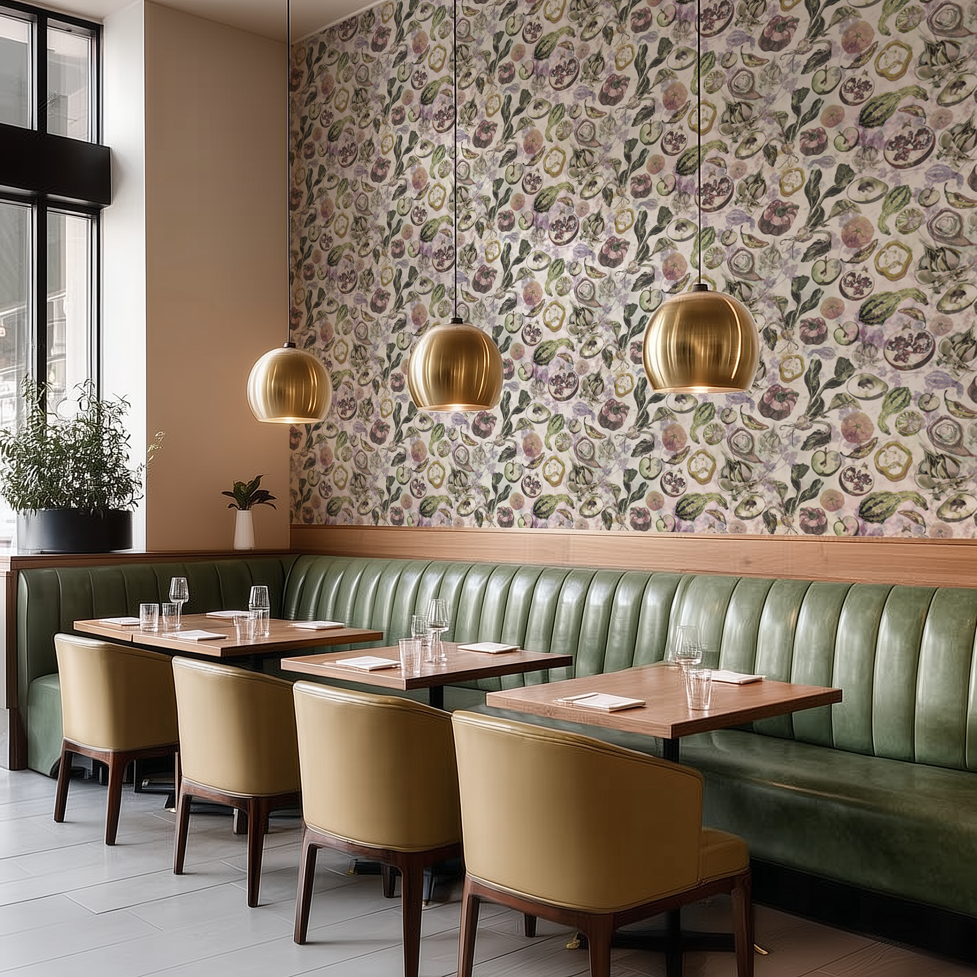 Kitchen Garden in Hushed Hues