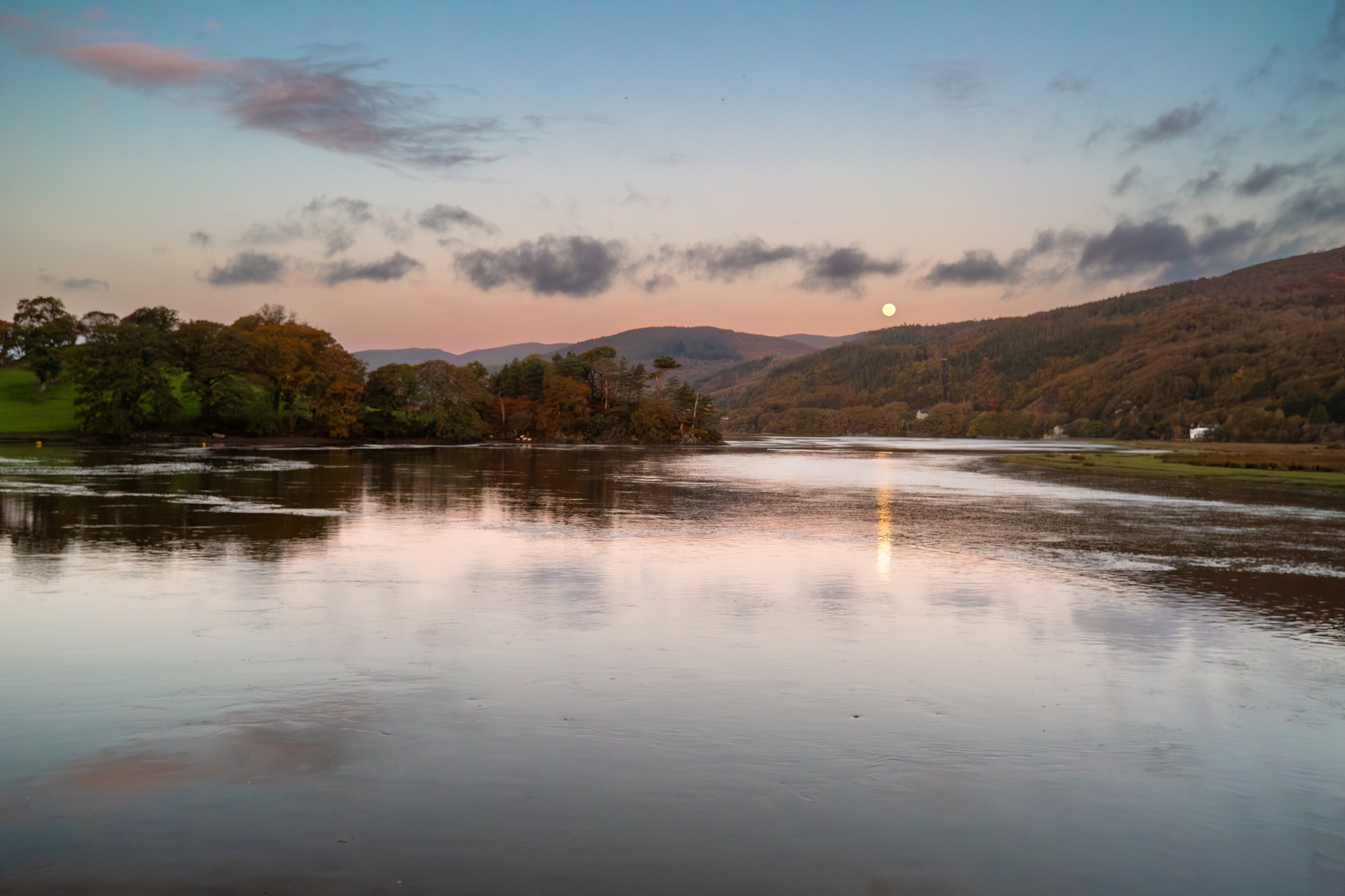 Morning Moon on the Estuary