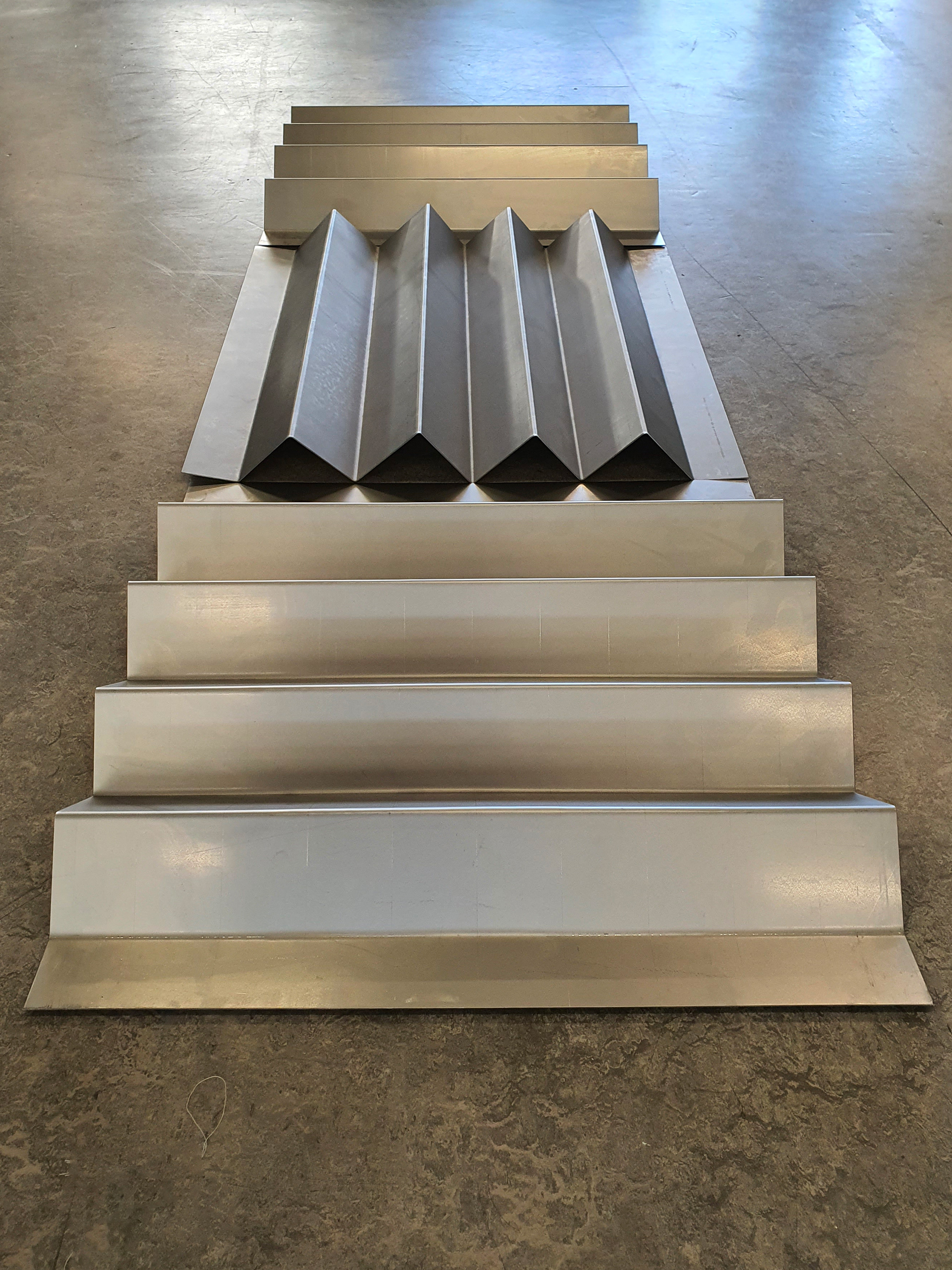 Try out bended steel
