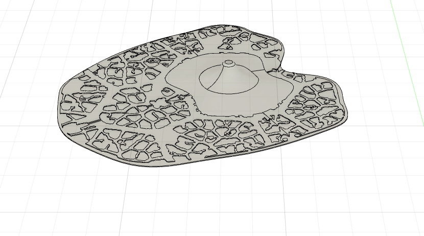 3D modeling of a lotus leaf