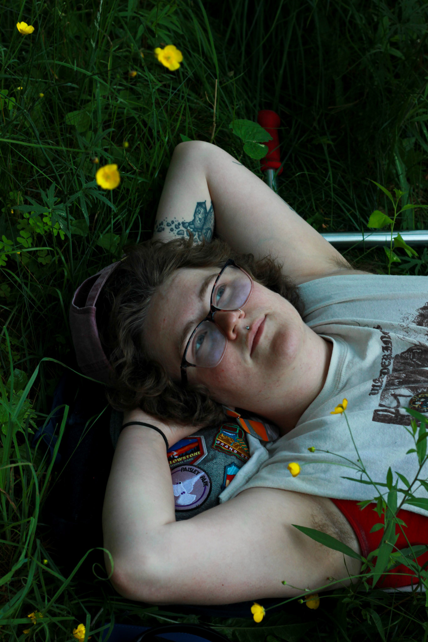 Camille, They/Them . “I'm lucky to have amazing friends in Portland who love me for exactly who I am. For the first year or so after coming out, I really struggled with isolation and had to work through a lot of growing pains. It's been really incredible to see that as I've learned more about myself, and leaned more into my authenticity, my life has become so full of friendship, connection, and love. The energy from my queer community has helped me achieve some goals that have felt incredible, like making zines and learning how to play guitar! I feel really lucky that I get to be myself and I wish that for everybody, especially my trans and gender nonconforming homies (trans flag trans flag). And yeah, if there are any queers in Portland who watch One Piece hit me up!”