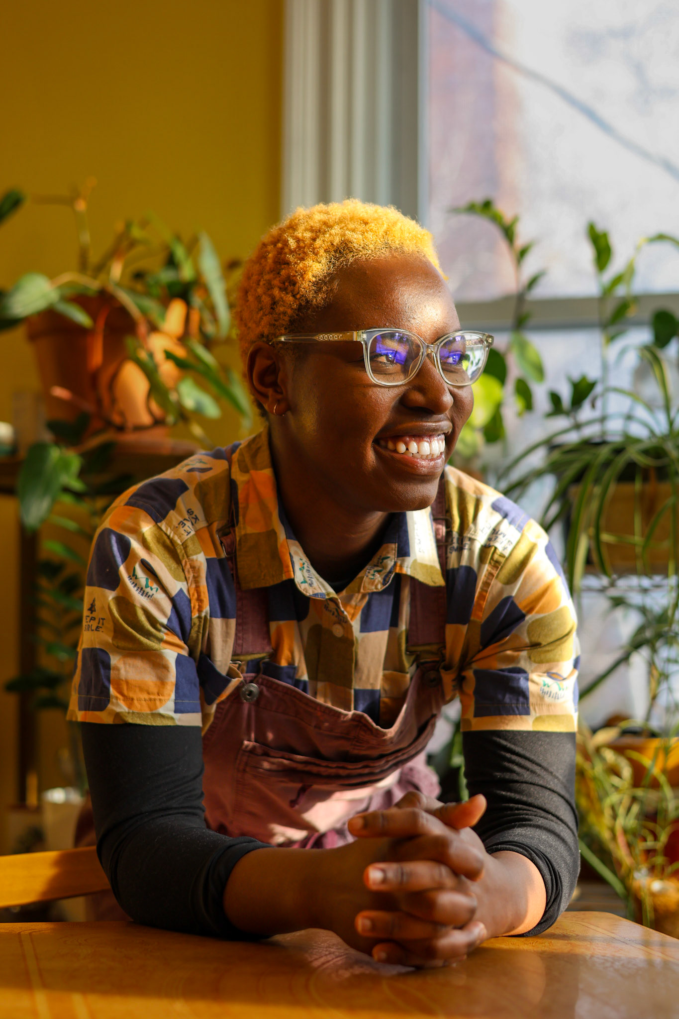 Nina, She/They . “To me being a Queer African is to reconnect to my roots. I laugh every now and then when I repeat this mantra: ‘’How amazing that the universe knew people of kinds would be here now’’. There’s a joy in knowing that I am who I am and that is a part of my identity as a person. No one is ever just one thing, let’s rejoice in the multitude of all that we are!”