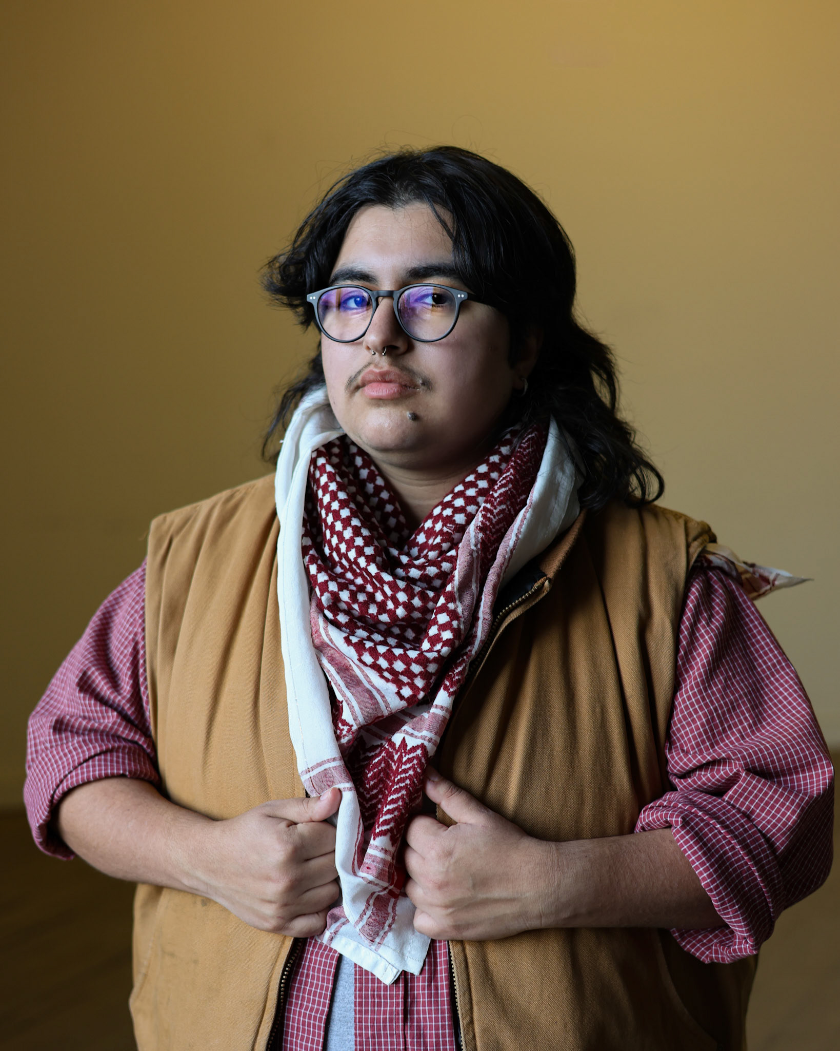 Yusur, They/He . “I think fear right now is a survival instinct, for many of us. I fear for myself, and my sisters, and my parents, and my students and my trans siblings and the people who are told are illegal (as if that is a thing a person can be!). I fear for the people who are forced out of their homes, stripped out of their humanities overseas. I feel fear in my bones,and underneath my finger nails, and in the sobs that get caught in my throat.  It’s ok if fear has been your companion too— squeeze its hand gently.  Now, we need to utilize our fear. It is incredibly easy to feel submerged with panic, to barrel into cycles of ‘what ifs’, to be lost amidst what feels like a catastrophe. We need to stay informed. We will be dusting away the spiderwebs of hateful rhetoric. We need to recognize fear-mongering for what it is. Keep reading your books, keep researching to understand your rights, keep correcting people when they’re misinformed, keep educating yourself more, keep showing up for community.  I love you, I hope you’re taking care of yourself.”