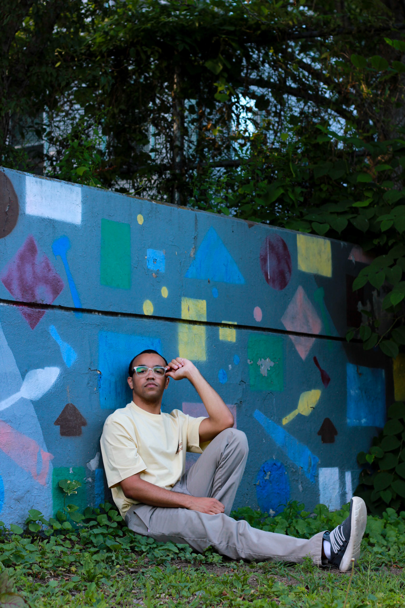 Trevor, He/Him . “I feel like this year alone has been very personally a rollercoaster of good and chaotic. And part of me feels a little guilty for that, guilt that during a literal pandemic I can feel myself still grow, thrive, and prosper into someone different. In the last ten months alone I’ve met so many wonderful people, and grown closer with those whom before I only thought of in passing. Which is crazy! Coming from someone who before covid was a very successful homebody. I think it’s safe to say many had that same epiphany I did, that during this ‘panorama’ being an introvert isn't the big ole flex you think it is, especially while the metaphorical doomsday clock is ever ticking on, (like the ocean was on FIRE! Remember that! And without delving into our current reality of murder hornets and monkeypox, I’m thankful. So very thankful for the milestones and memories that have been scattered along my path. Even now I wonder who I would’ve been if I had chosen to stay the same but am so grateful I didn’t. With that being said I relish in these bursts of happy chaos, from dinner with friends, to picnics at sunset, to watching strangers become lovers and then strangers again. It is because of this I can be less afraid and more curious or even eager for what could possibly happen next.”