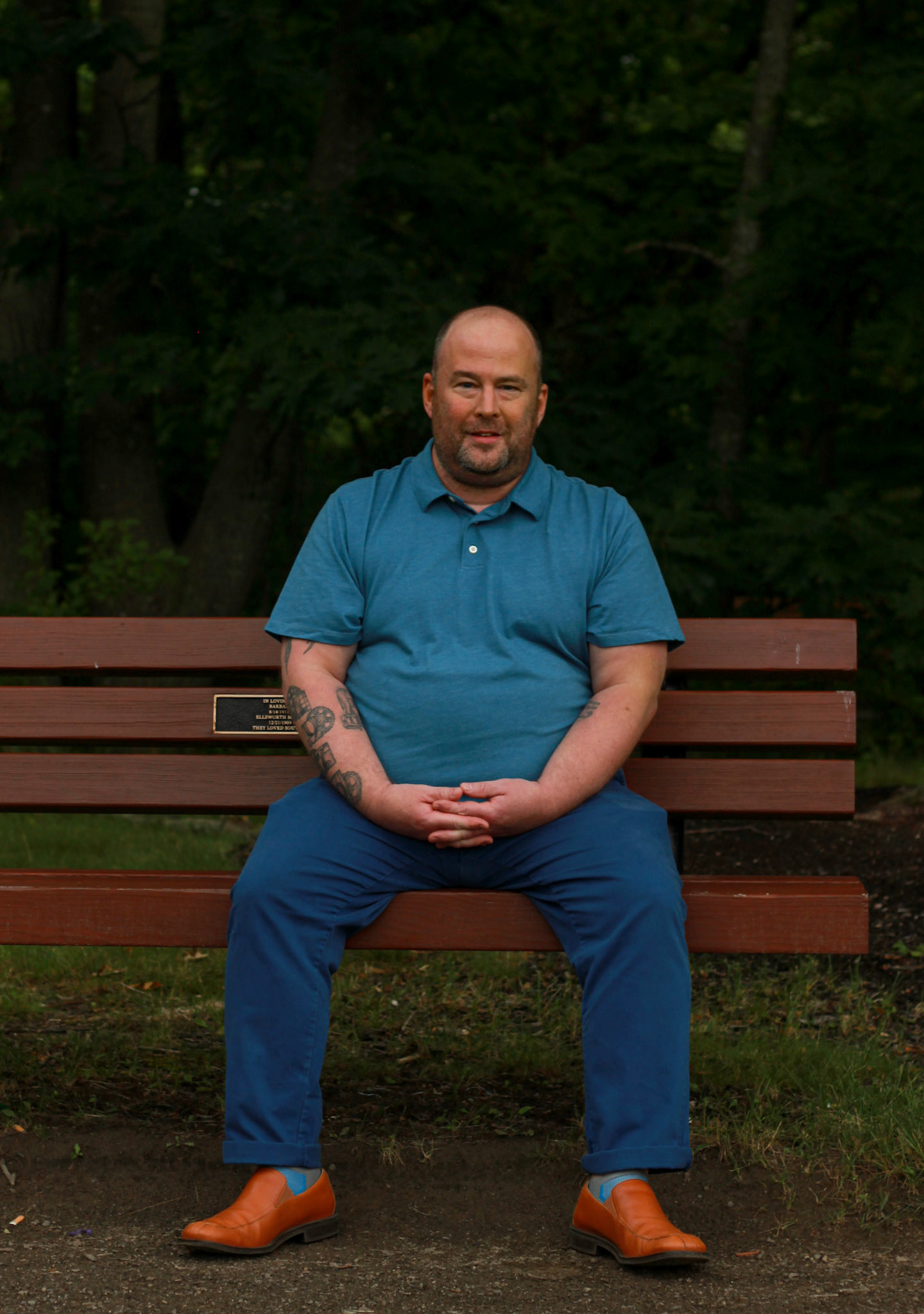 Michael Donovan, He/Him . “I’ve lived in South Portland for the last 20 years and I have been fortunate enough to be a part of an amazing theater community, with theaters within a few streets of each other. South Portland is home to two venerable community theaters, Lyric Music Theater and The Portland Players. Community theater has given me many opportunities and I am thankful. But like all theaters, and the arts in general, the pandemic has hit hard. With my home theater, The Portland Players, it has been sixteen plus months of no income. But hopefully, all local arts organizations will be able to keep going and continue to bring art, theater, music and dance to our wonderful city. Please, donate to your favorite local creative groups and keep the community rich with the arts!!”