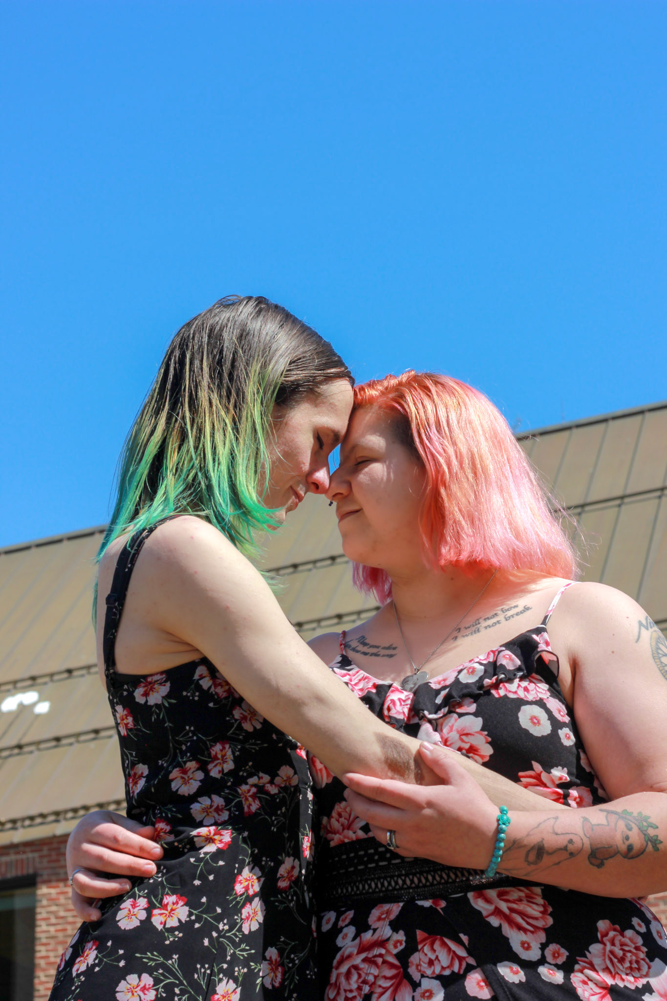 Tessa (She/Her) and Kira (She/They) met the cliche modern way, with Tinder. They spend their time baking, gaming, traveling, and spending the days with their two cats, Ace and Juuj.  While Tessa works overnights at an assisted living facility, her true passion lies in baking and sharing the joys of food with others. With Kira’s support and handiwork they’re hoping to open their own home bakery by the summer. If you asked Kira, she’d say the goods Tessa makes are worth sharing but if she could hoard them all she would.