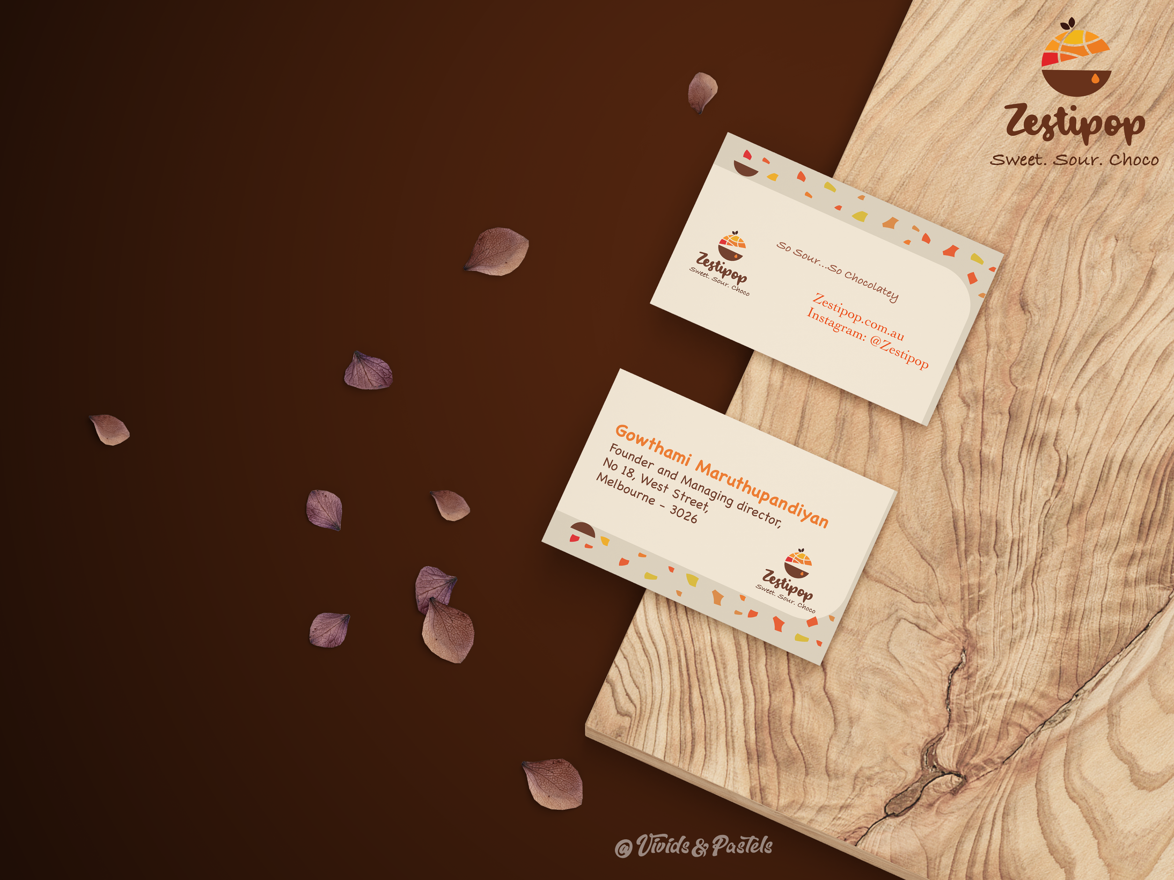 Business Card Design by @vividsandpastels