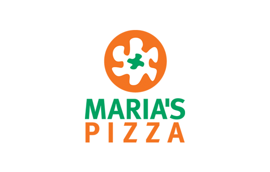 Maria's Pizza Restaurant Logo (vertical)