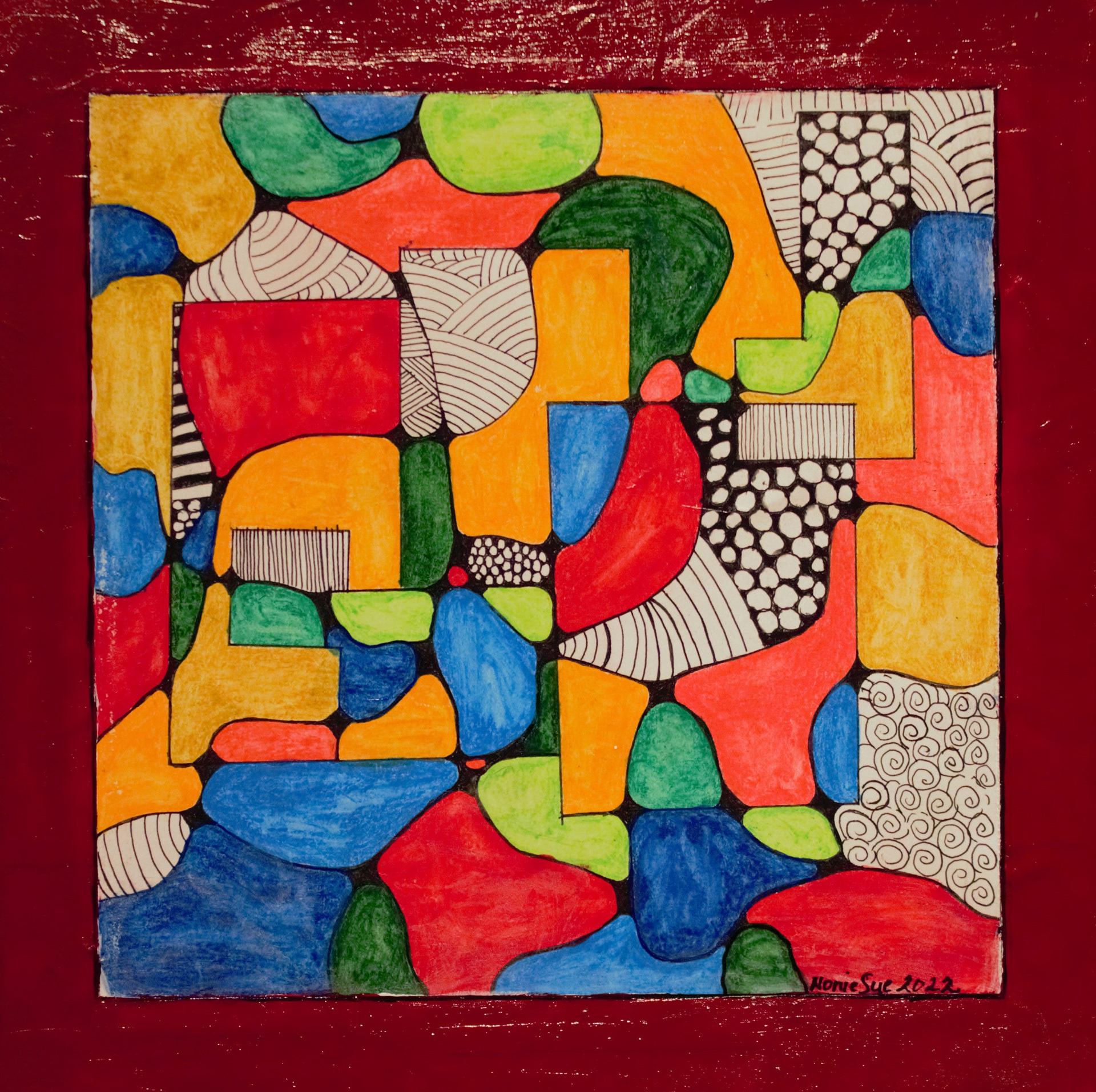 Neuro-graphic Art #1 Remastered by Valerie Mills