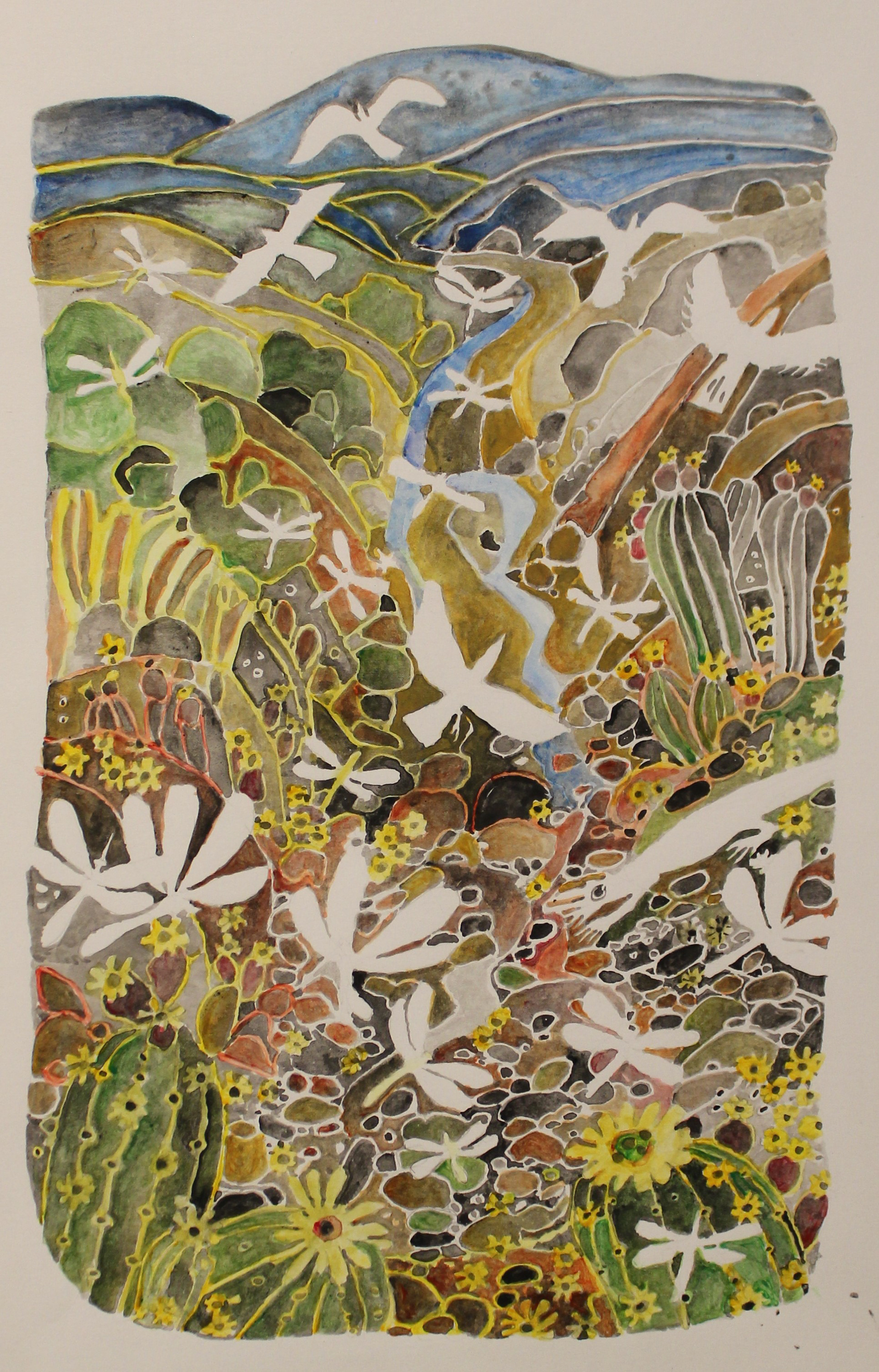 Nature with Birds by Robert (Scarlett) Joy