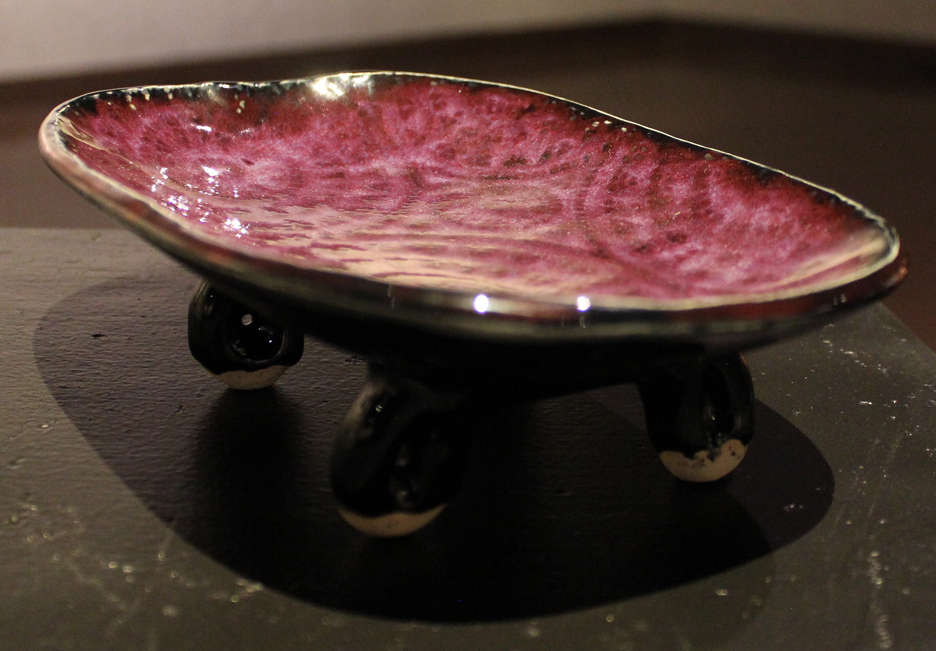 Footed Plate by Don Crouse