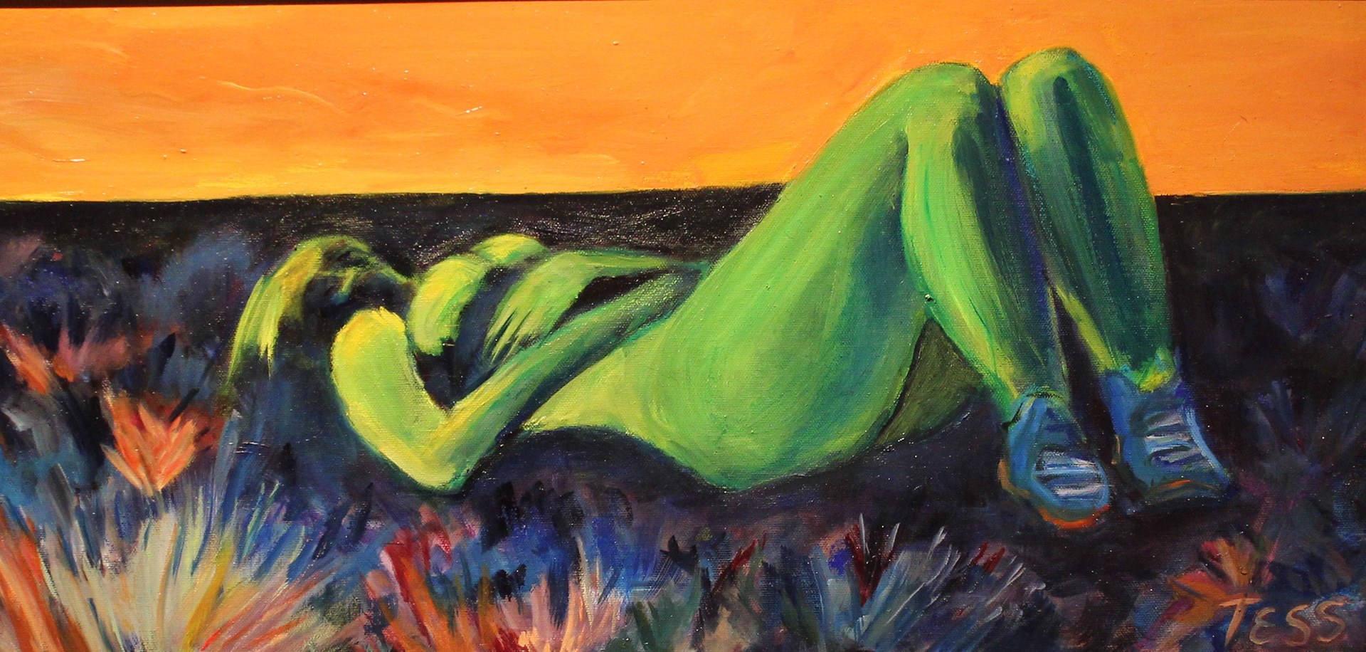 Almost Nude-Sunset by Tess McKnight