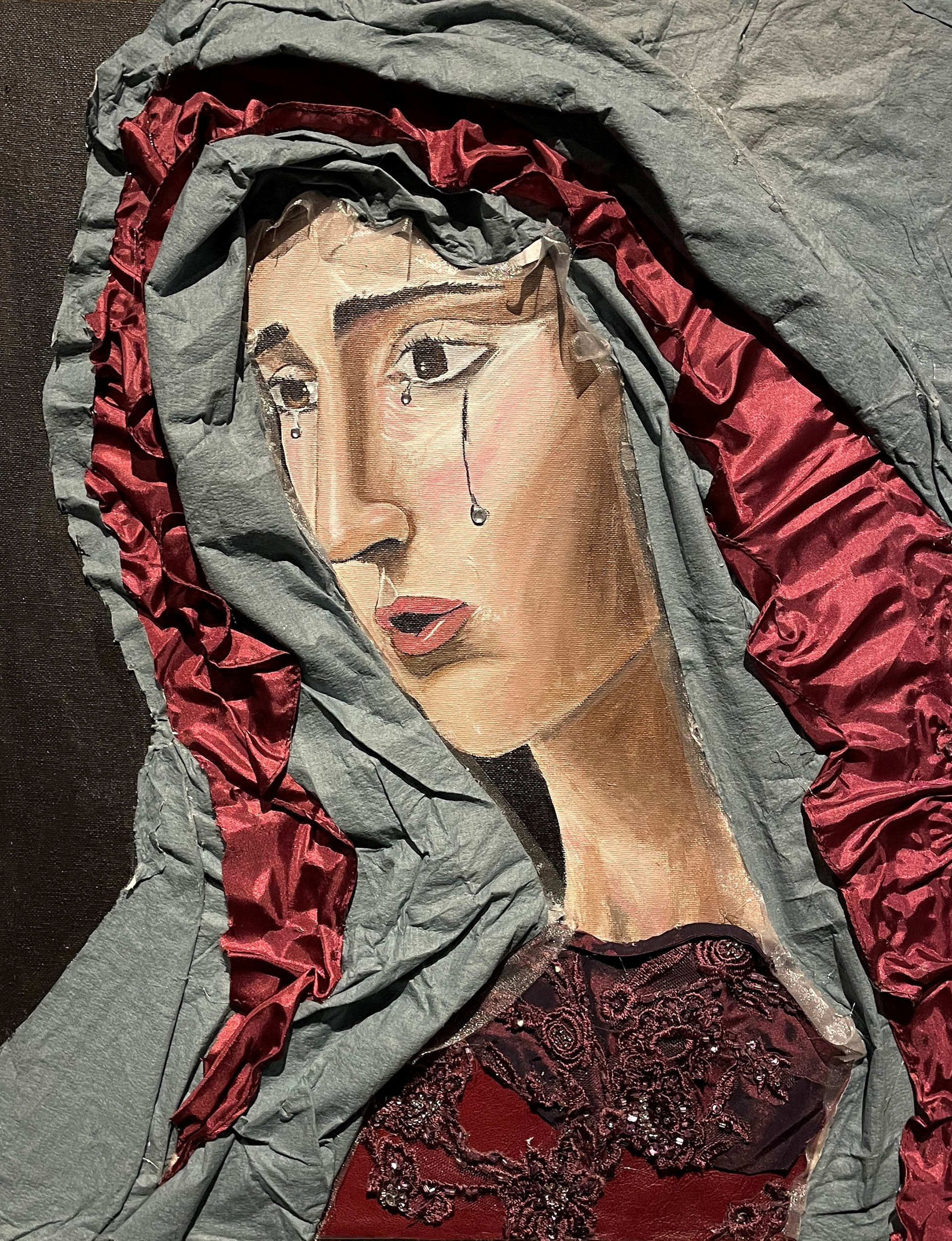 Mother, Mixed Media by Trinity Camarillo (Larned High School)
