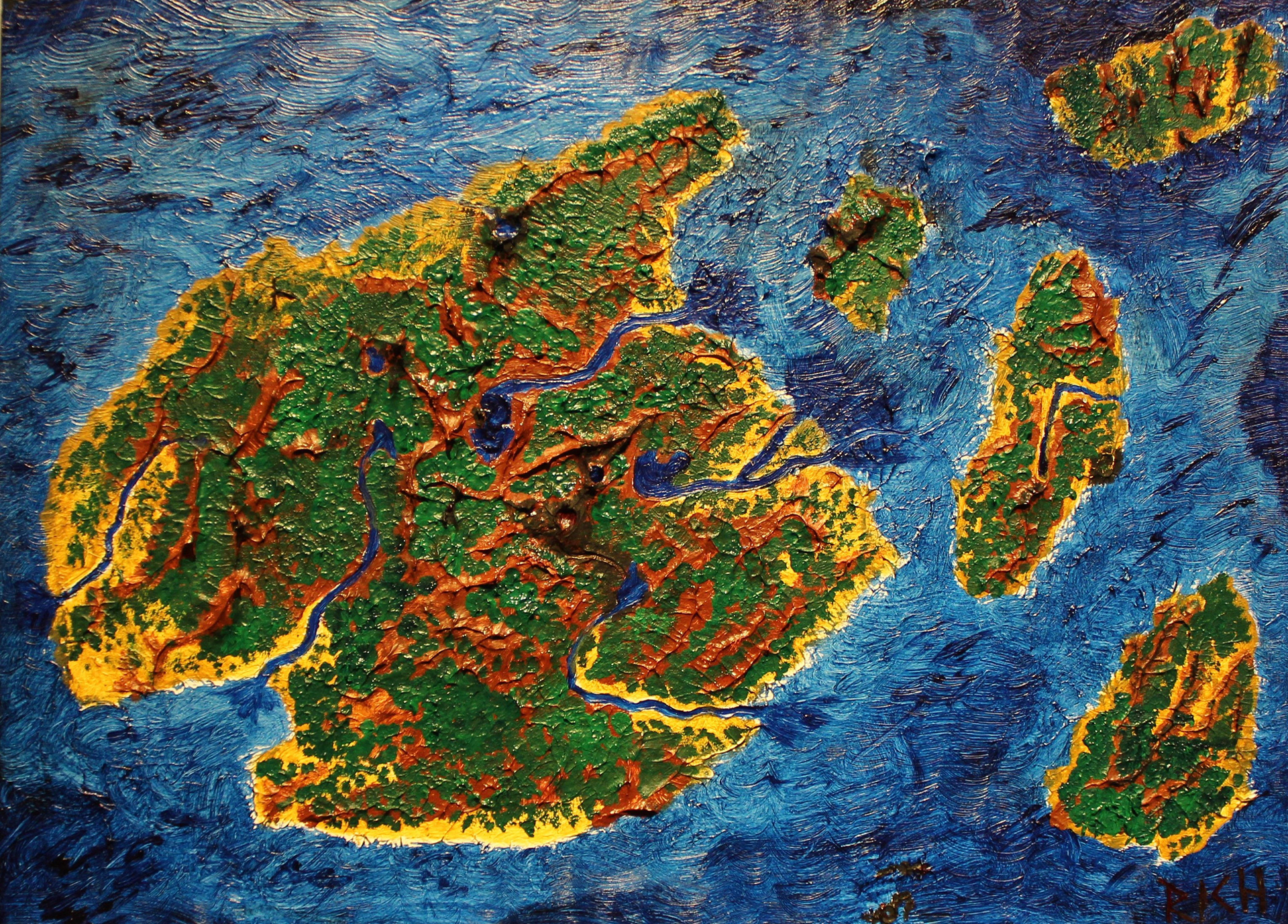 Idyllic Island I by Richard Lartz II