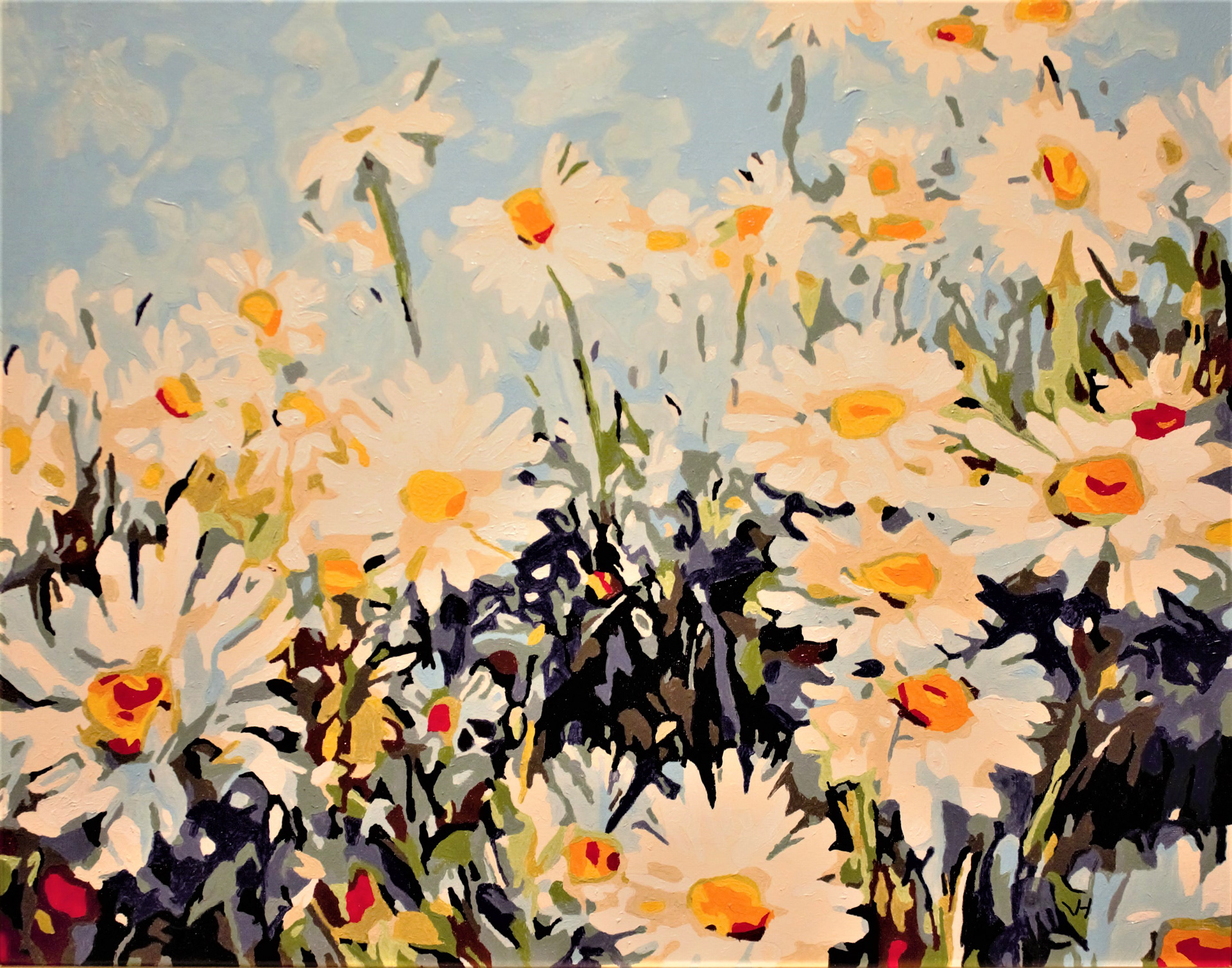 Field of Daisies by Violet Hiss