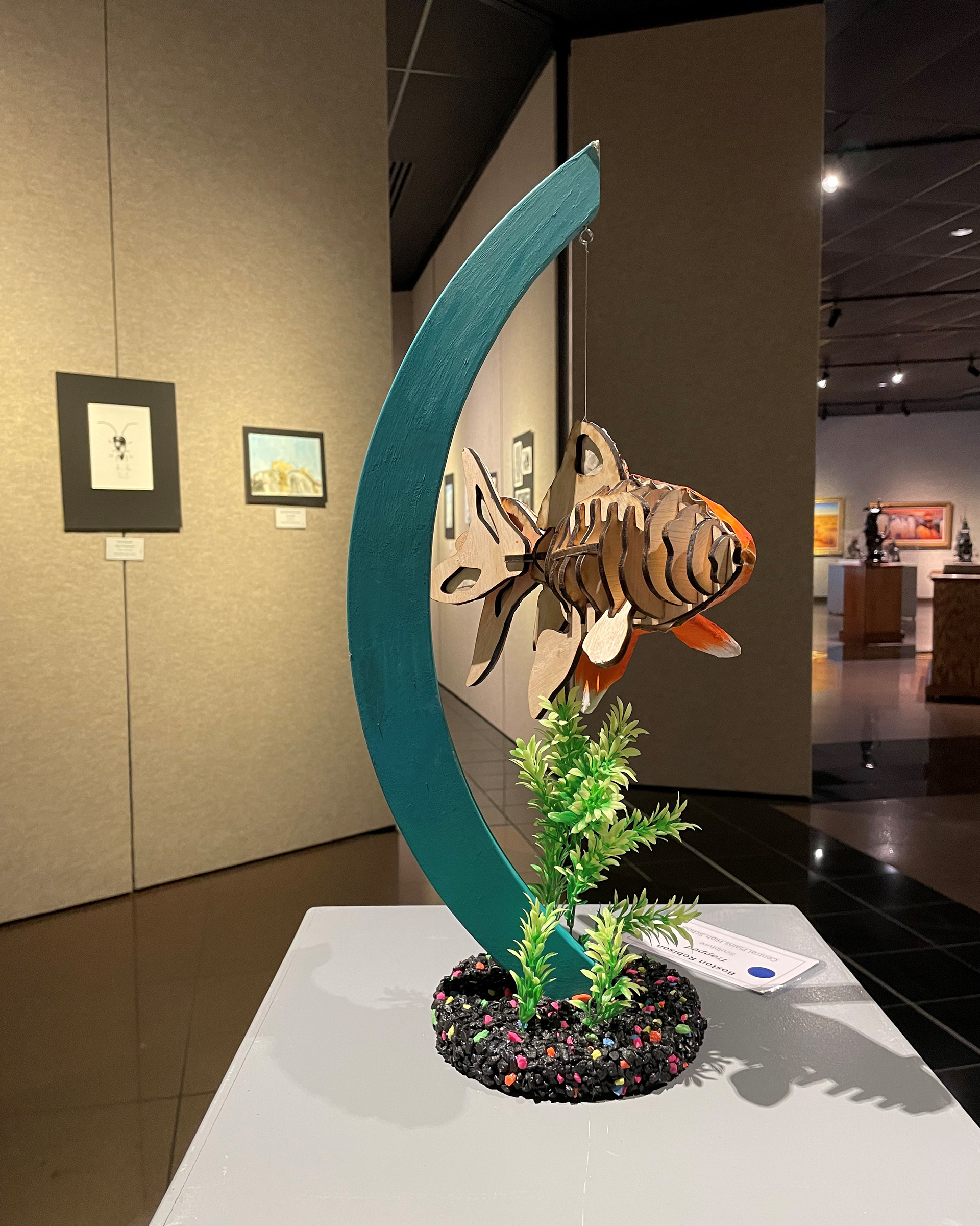 Trapped, Sculpture by Boston Robison (Central Plains High School) Side 2