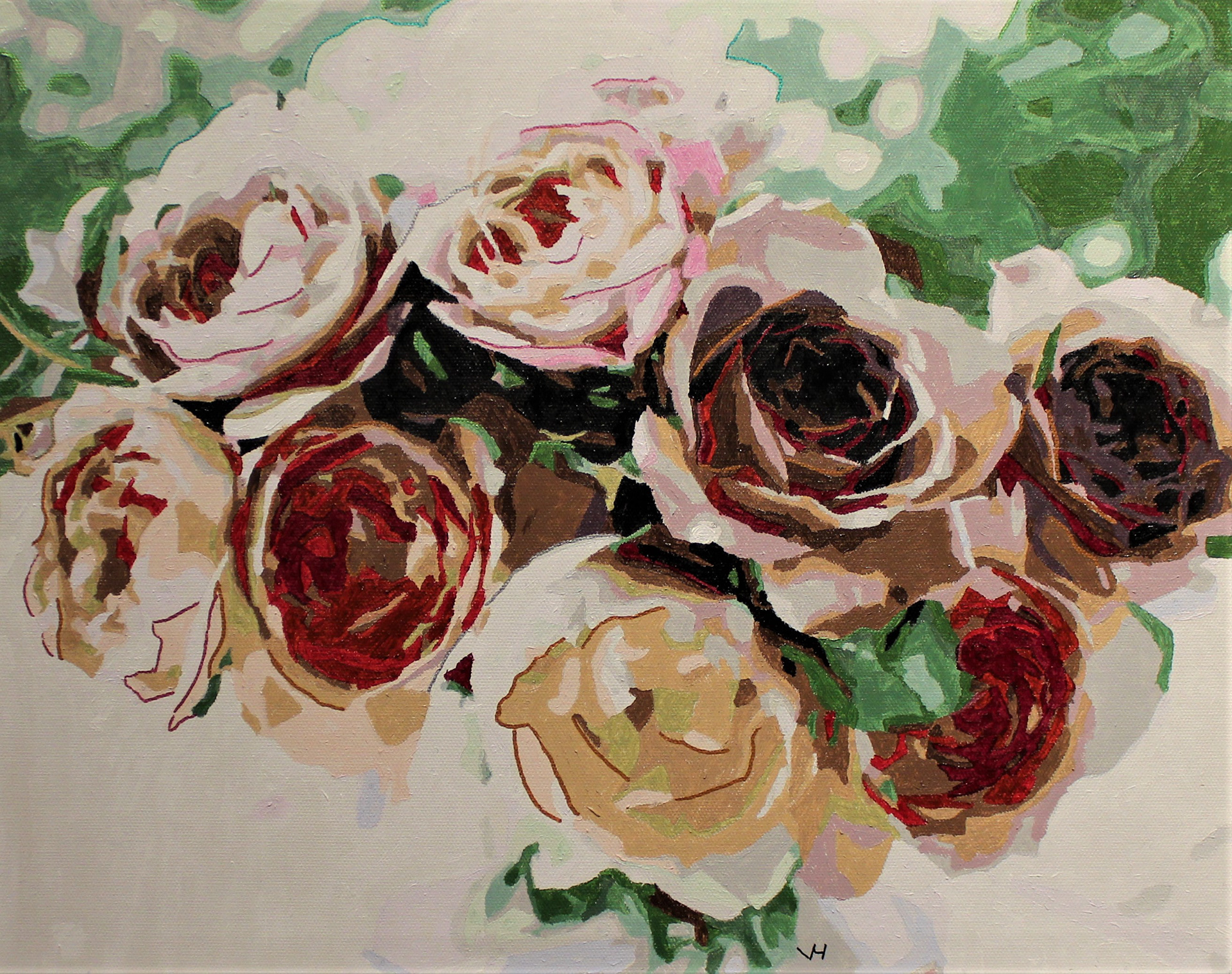 Roses by Violet M. Hiss
