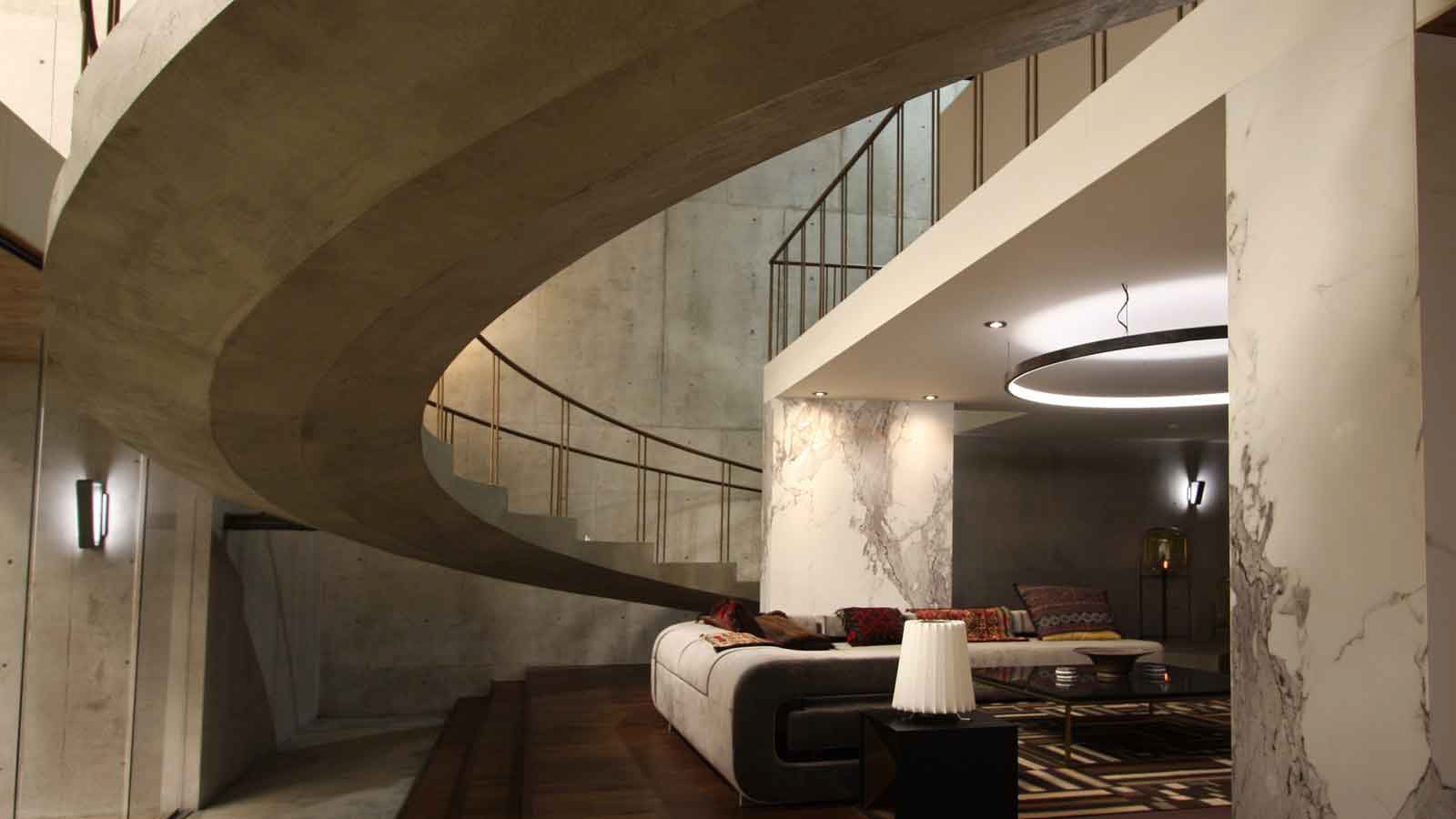 Once the Calcutta marble was photographed, I was tasked with creating half a dozen variations using the same slab. Painstaking retouching, colour correction and painting produced a variation of textures to give a very natural look and randomness to each slab printed. Our goal was to reproduce the hue and beauty of the real deal.