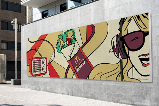 Interactive Mural - McDonalds