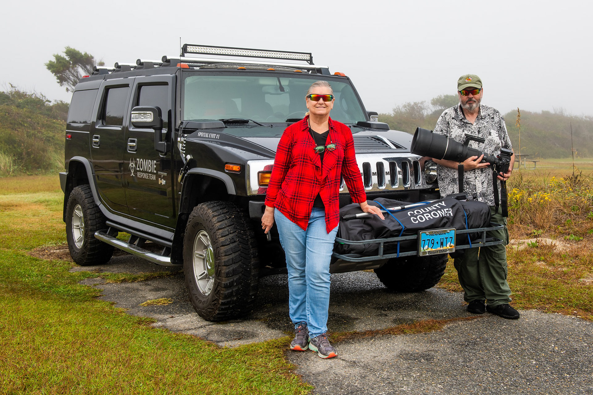 Jon and Kathy Dize at Cape Hatteras Island, NC