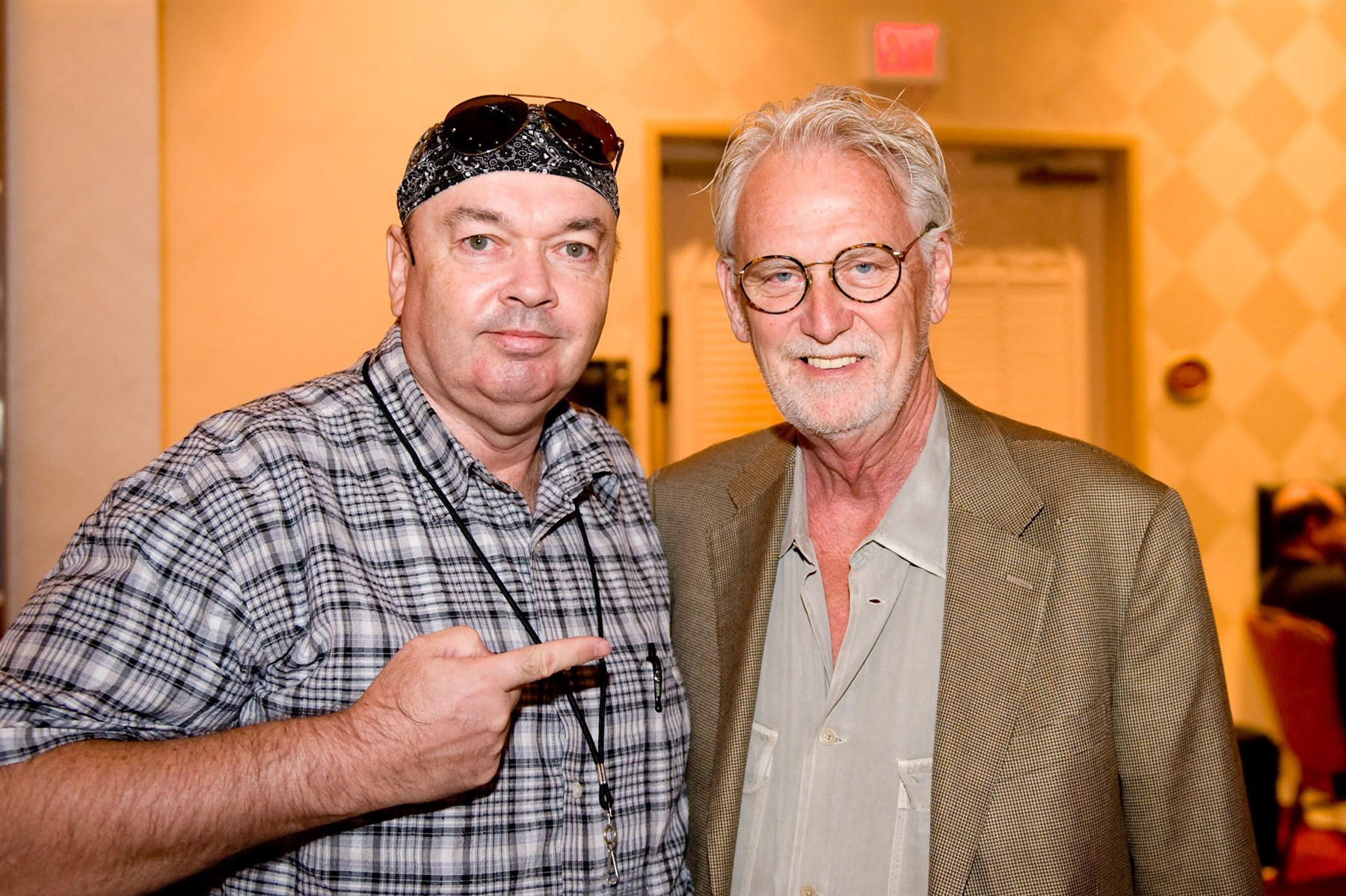 (L) Jon Dize  (R) Gary Cole Playboy Magazine Photo Editor