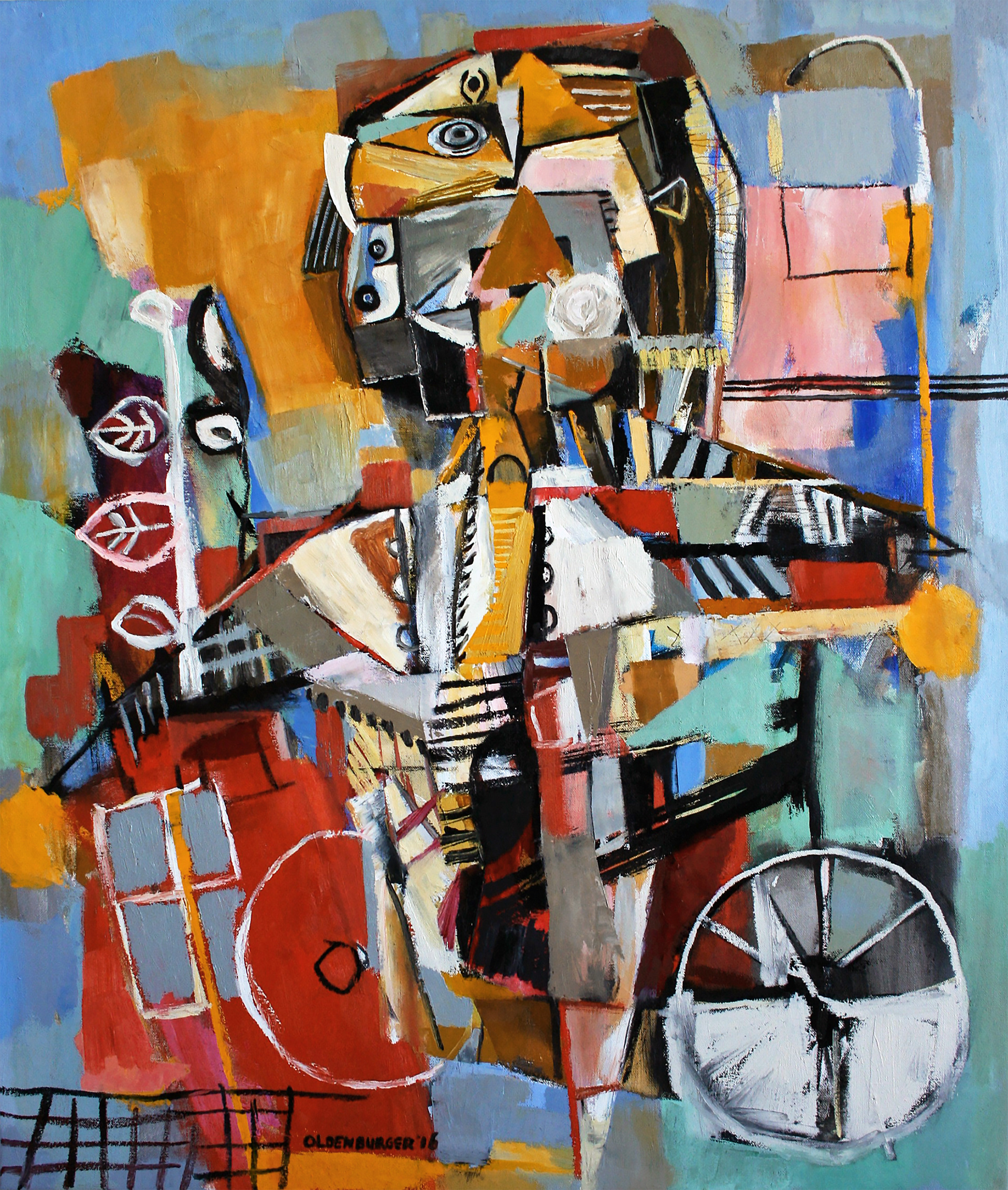 "Urban Cyclist" (2016) sold