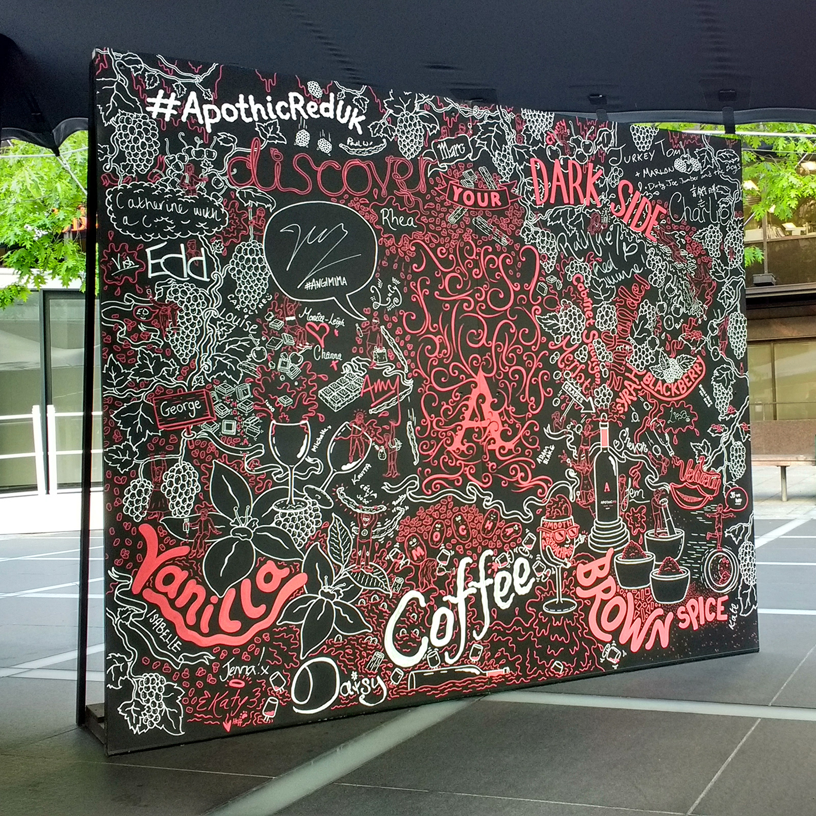 Apothic Wine - Promotional event, Broadgate Finsbury Avenue Square