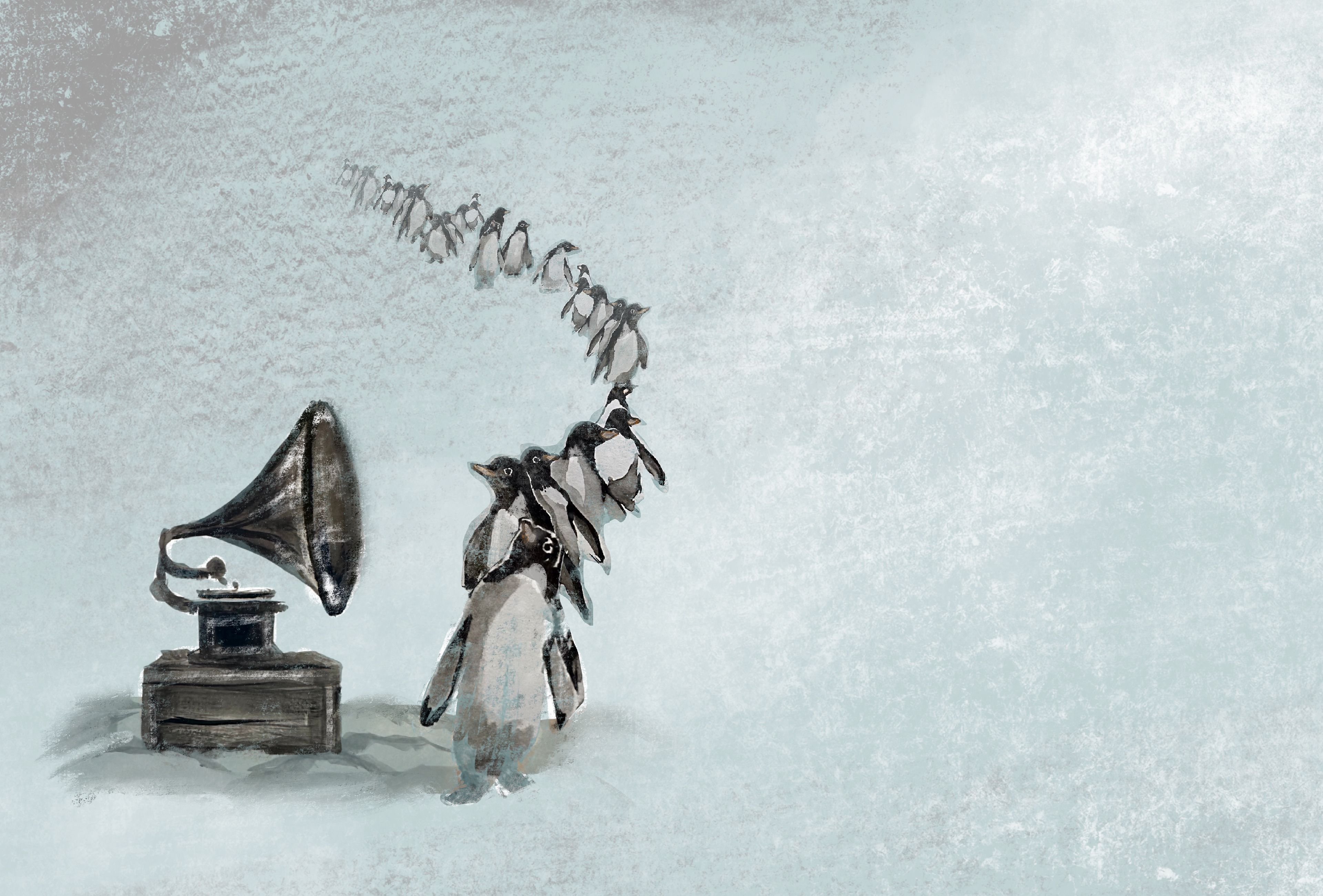 Gramophone Penguins 
