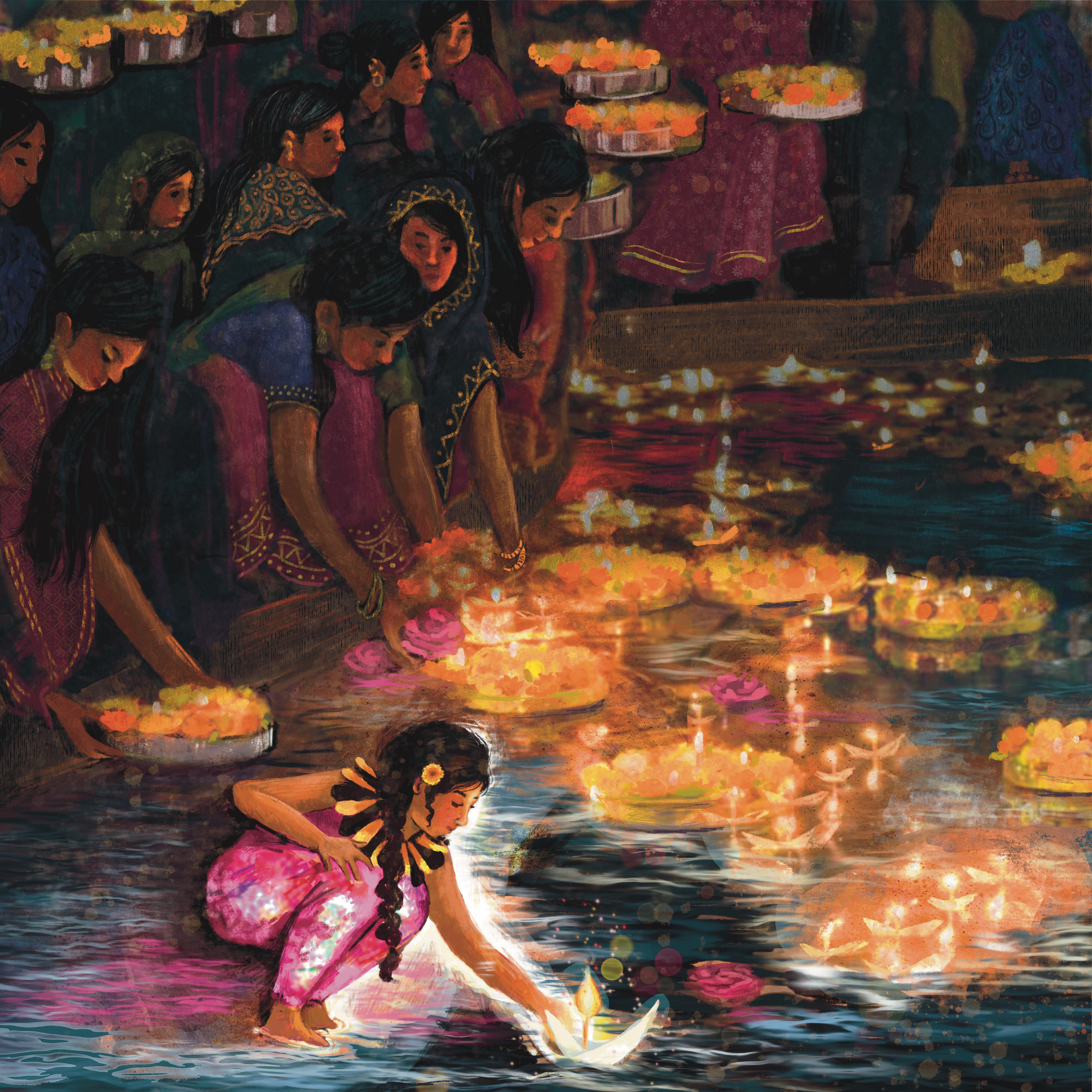 Asha at Diwali