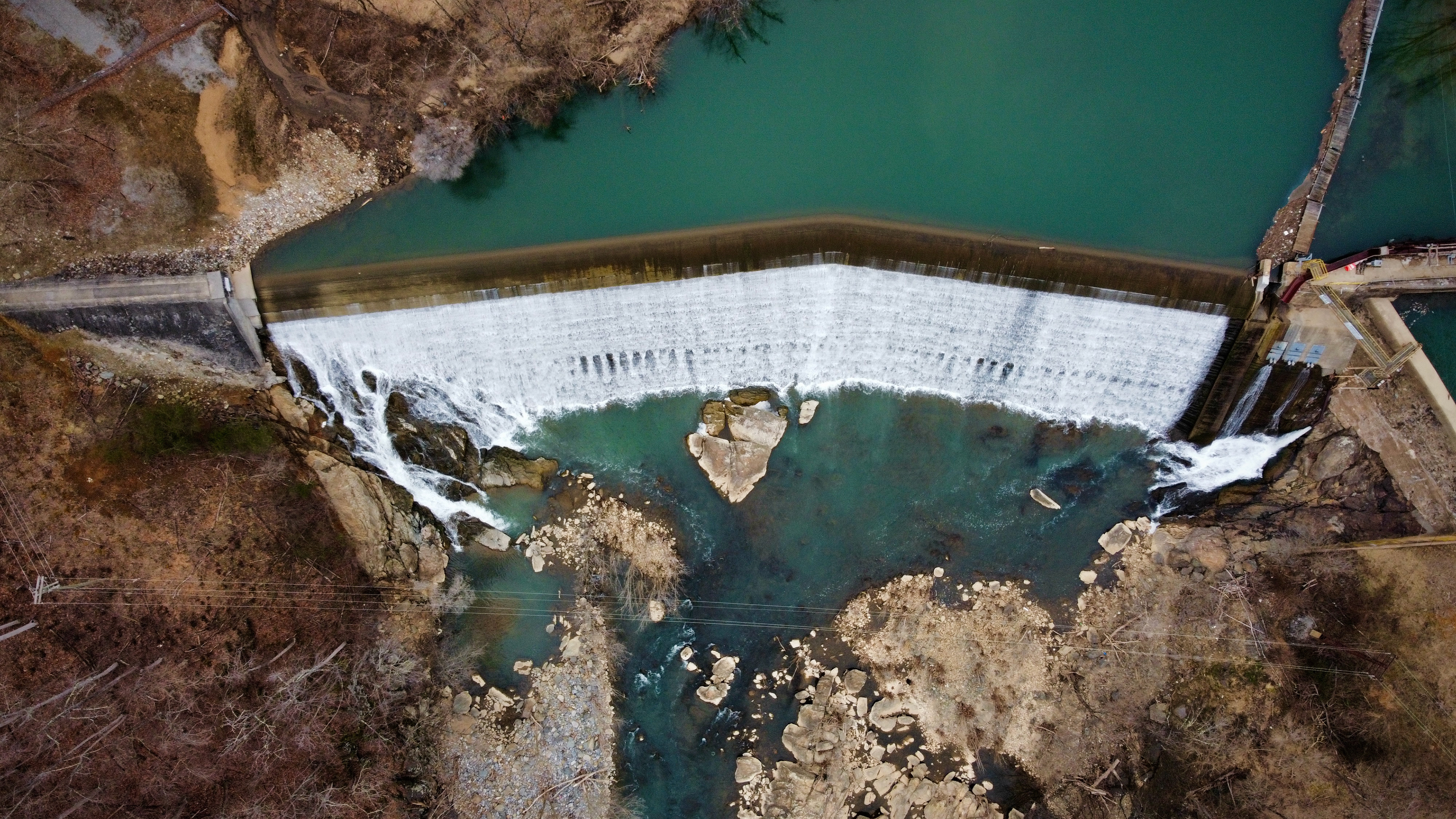 Hydroelectric Dam in Roanoke Virginia